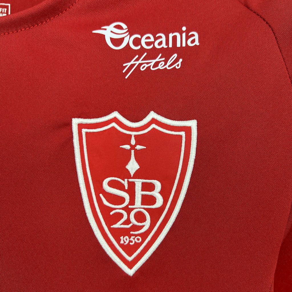 Stade Brestois 24-25 Home Jersey - Fans Version - UnitedFutballJersey
