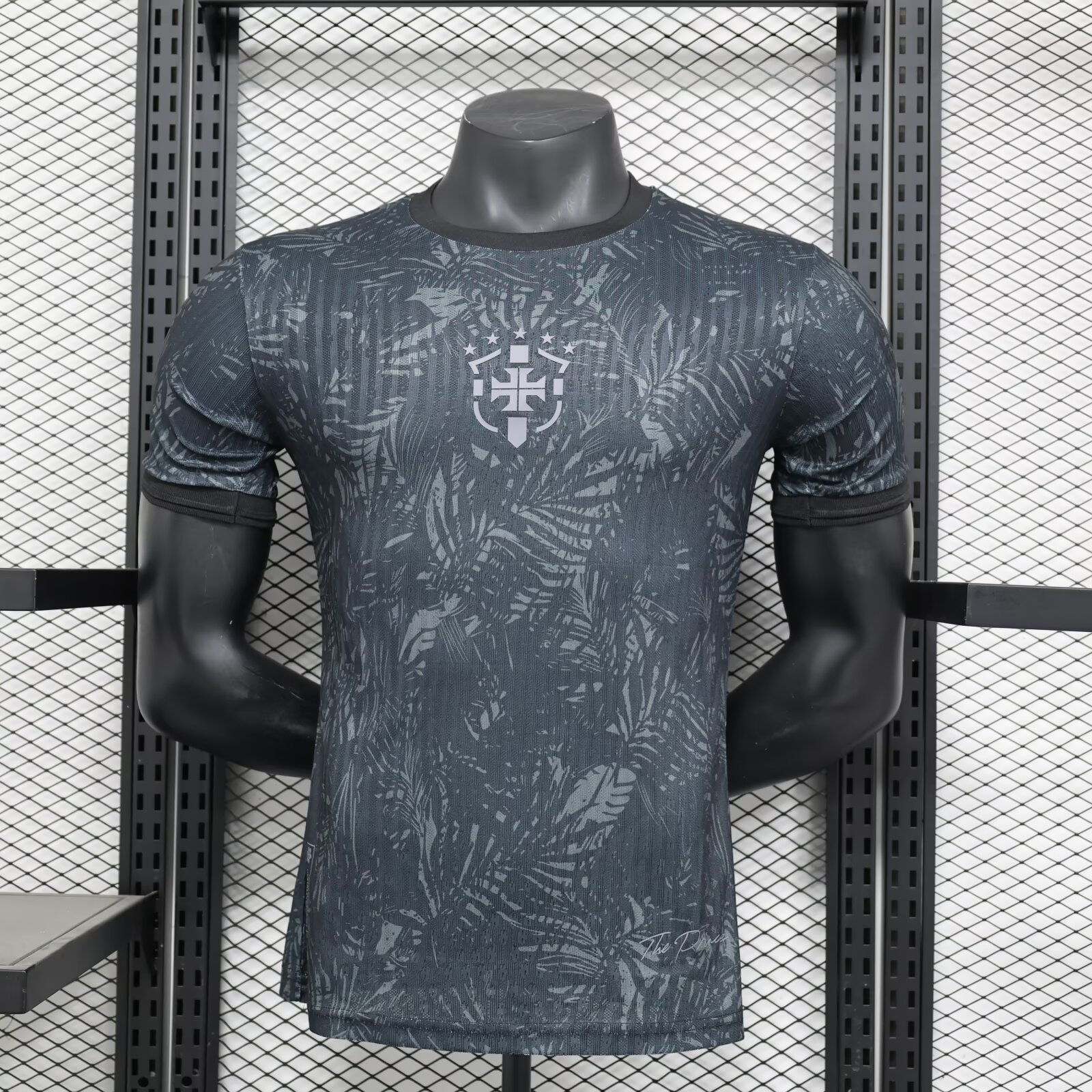 Brazil 2024-25 COMMA Neymar Black Jersey - Player Version - UnitedFutballJersey