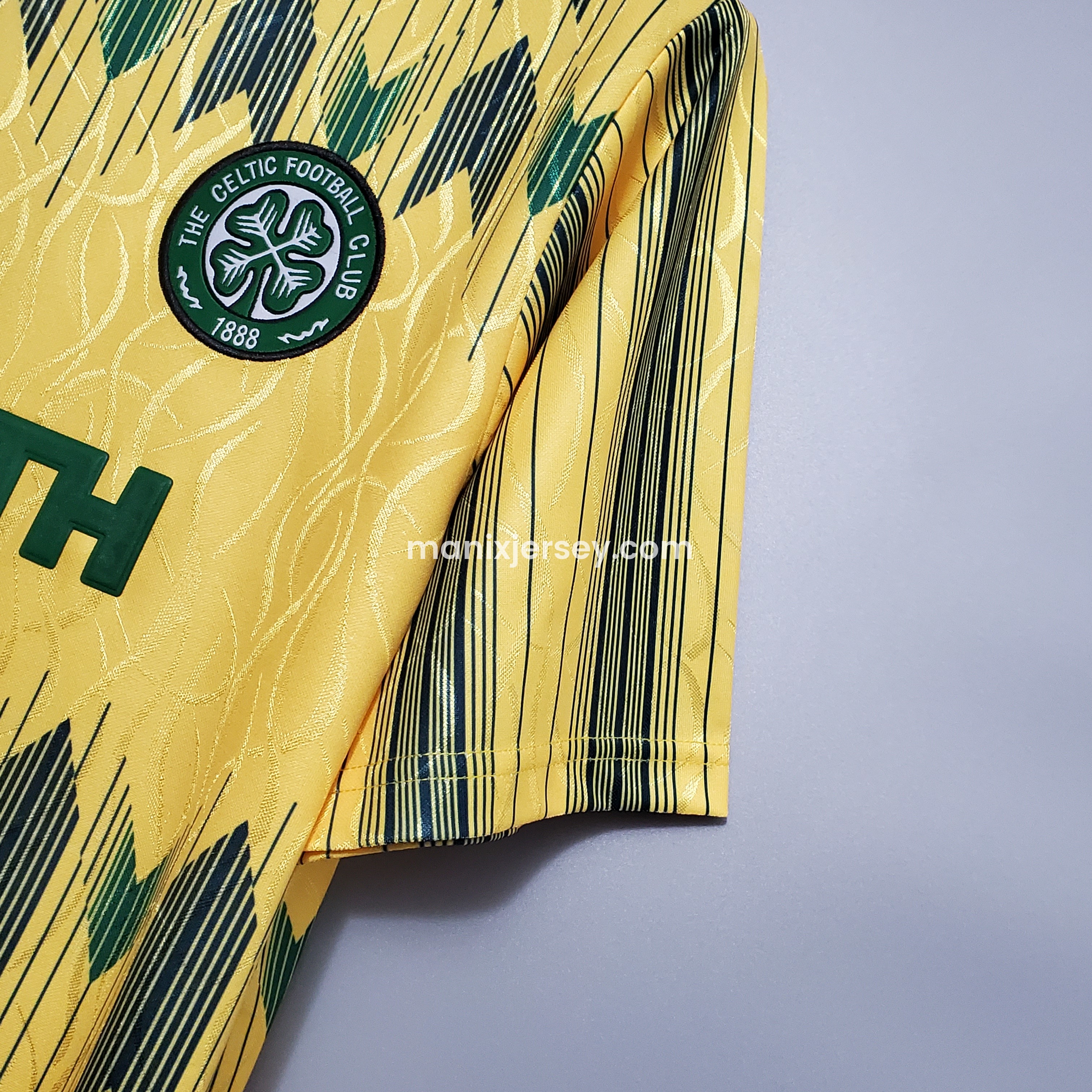 Retro Celtic 1988-91 Away Stadium Jersey - UnitedFutballJersey