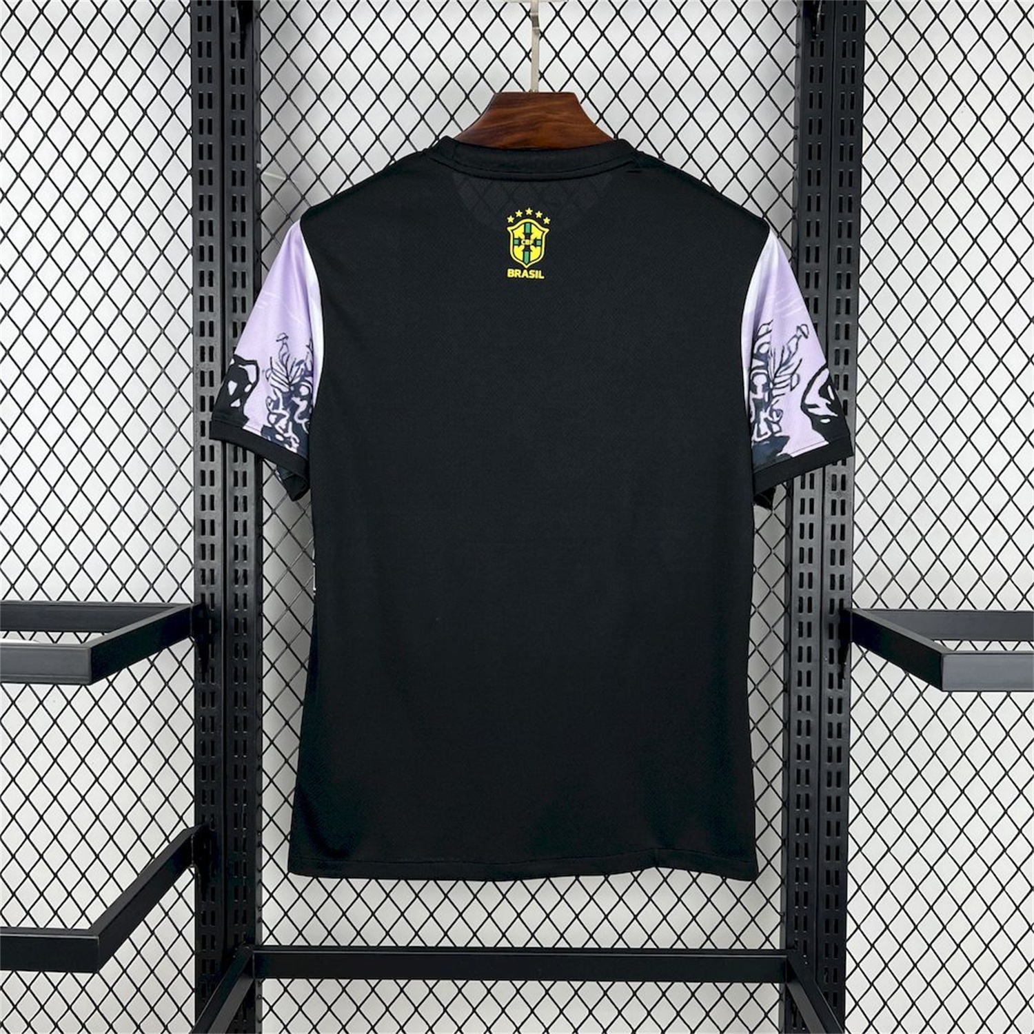 Brazil 25-26 Dark Purple Jesus Statue Special Jersey - Fans Version - UnitedFutballJersey