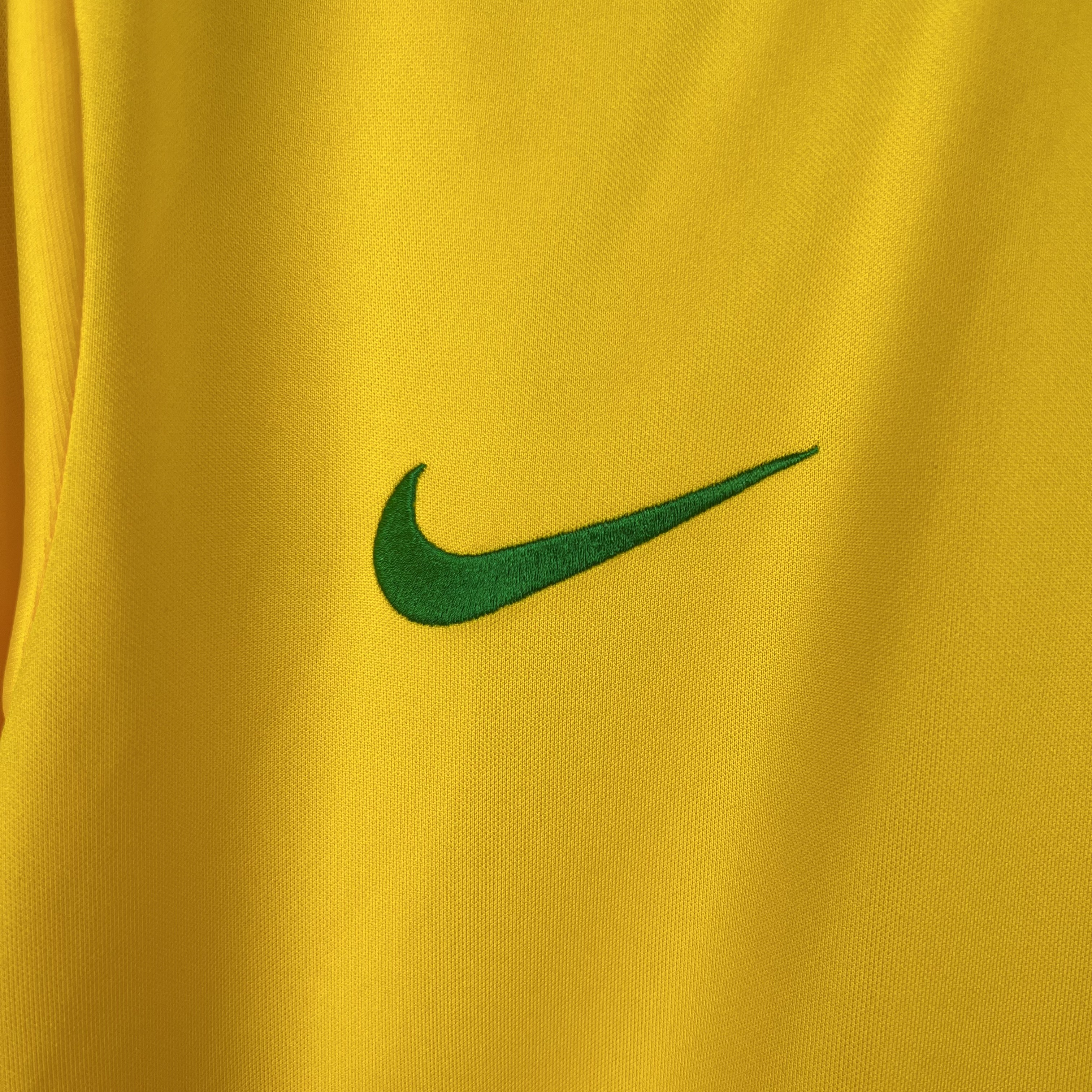 Retro Brazil 1998 Home Stadium Long Sleeve Jersey - UnitedFutballJersey
