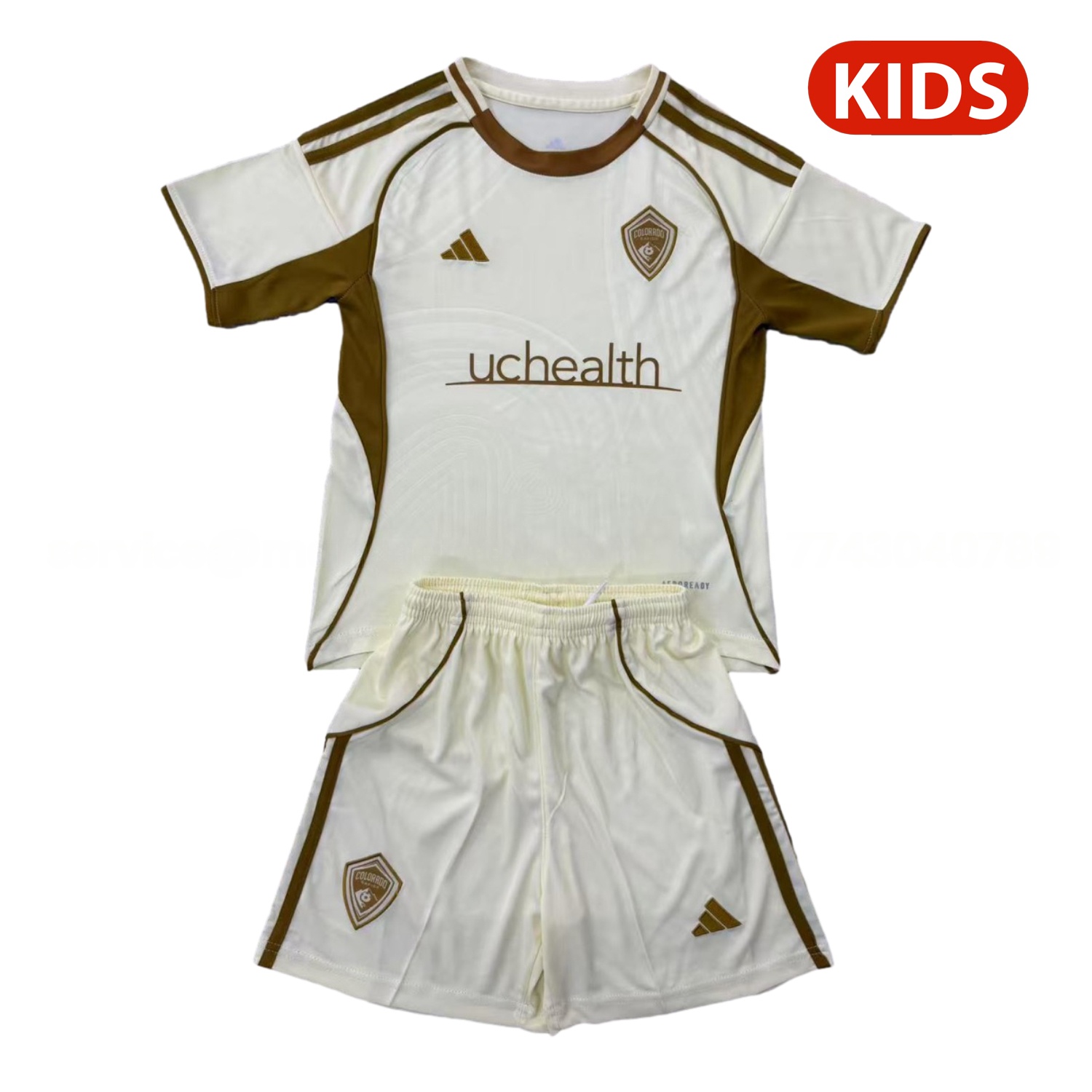 Colorado Rapids 25-26 Pre-Match Training Kids Kit - UnitedFutballJersey