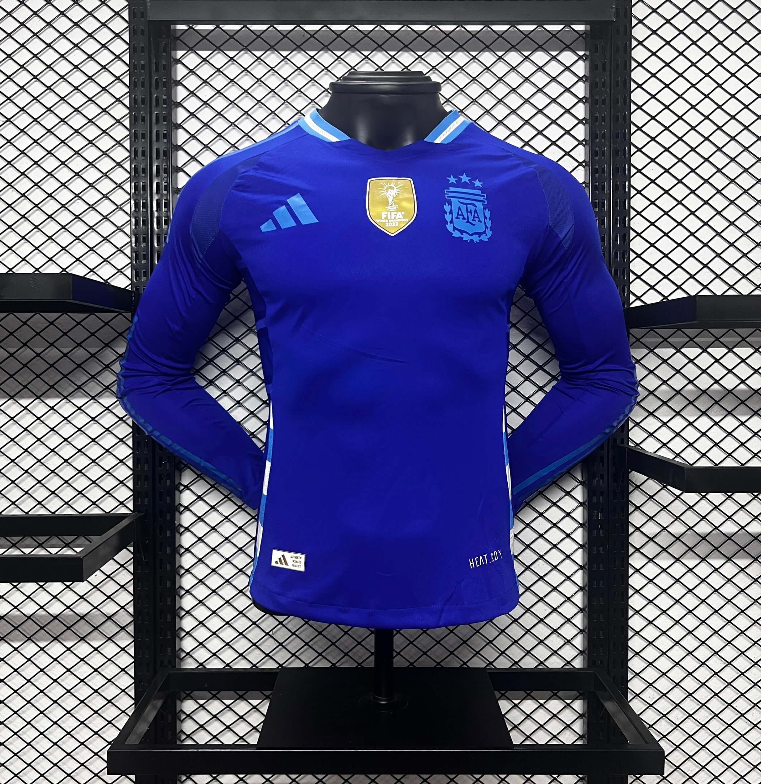 Argentina 2024 Away Long Sleeve Jersey - Player Version - UnitedFutballJersey