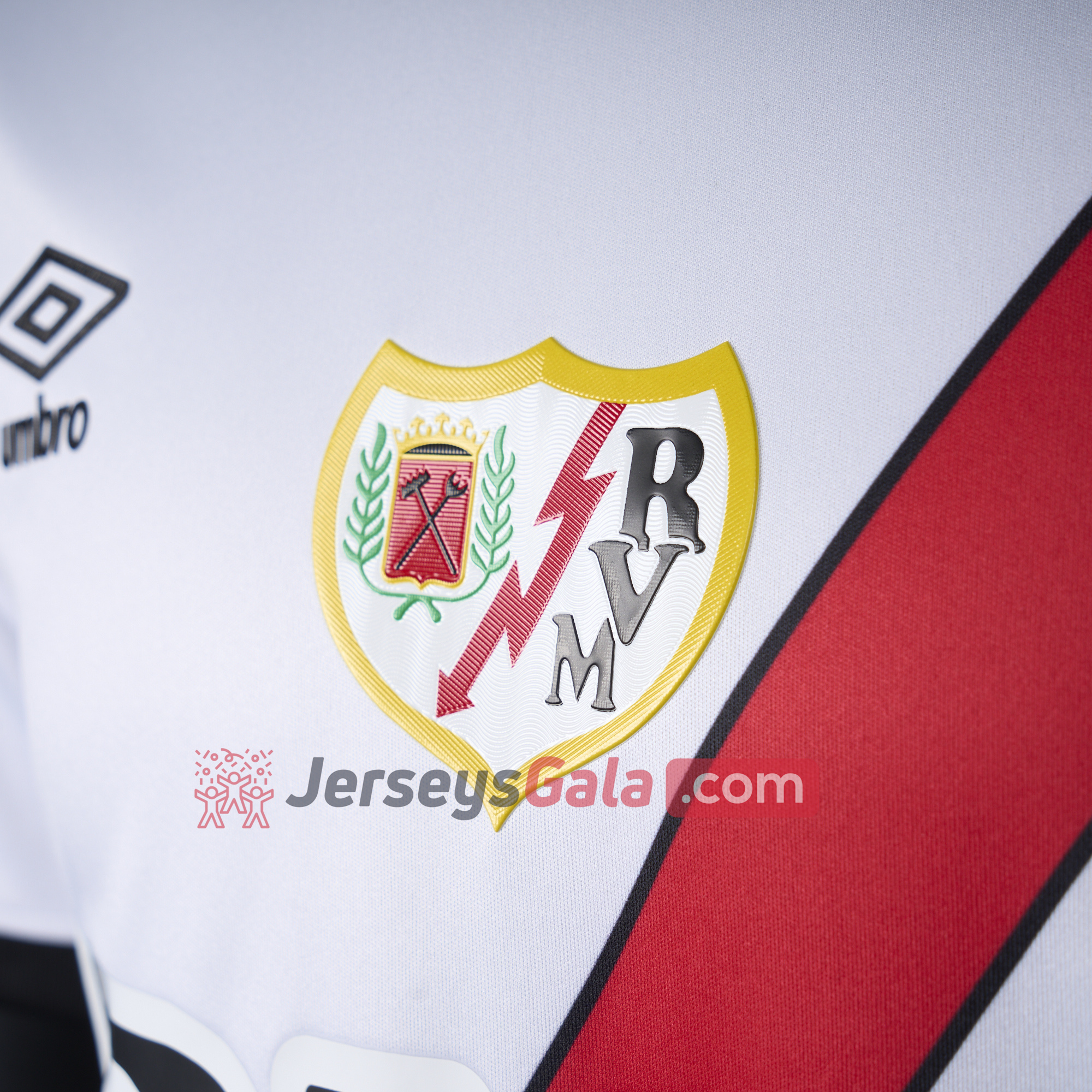 Rayo Vallecano 24-25 Home Jersey - Player Version - UnitedFutballJersey