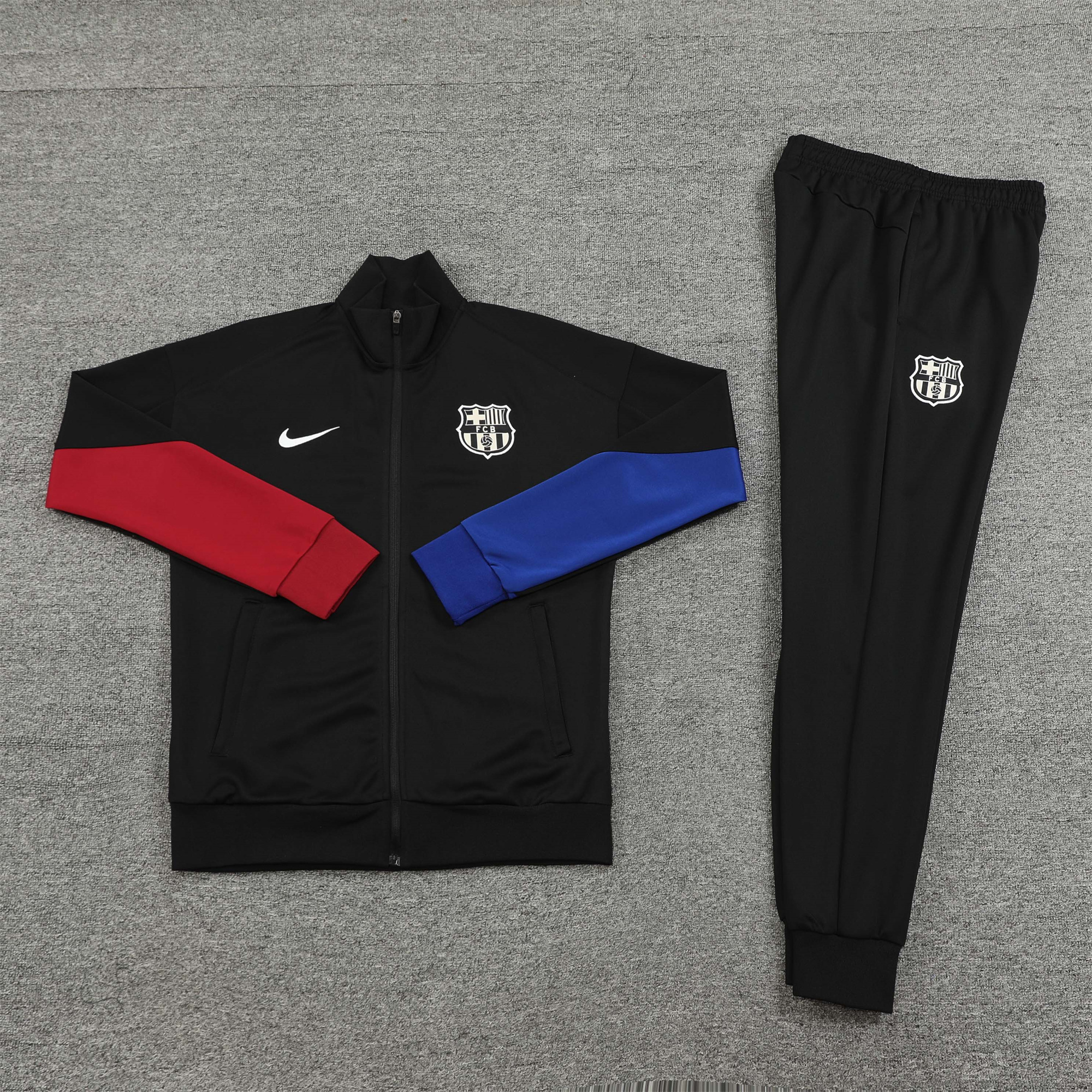 B.A.R.S.A 24-25 Jacket Training Tracksuit - Black - UnitedFutballJersey