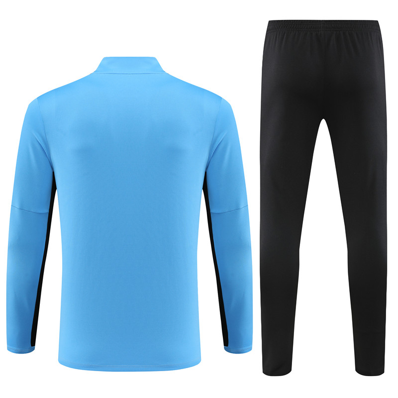 Paris Saint-Germain PSG 23-24 Kids Long Sleeve Training Set Light Blue - UnitedFutballJersey