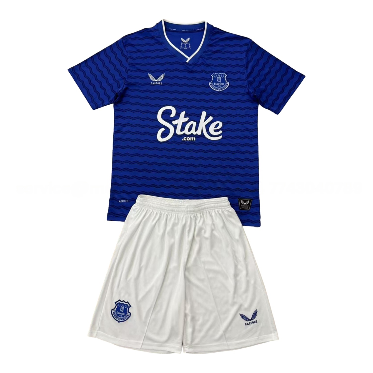 Everton 25-26 Home Men's Adult Jersey Set - Fans Version - UnitedFutballJersey