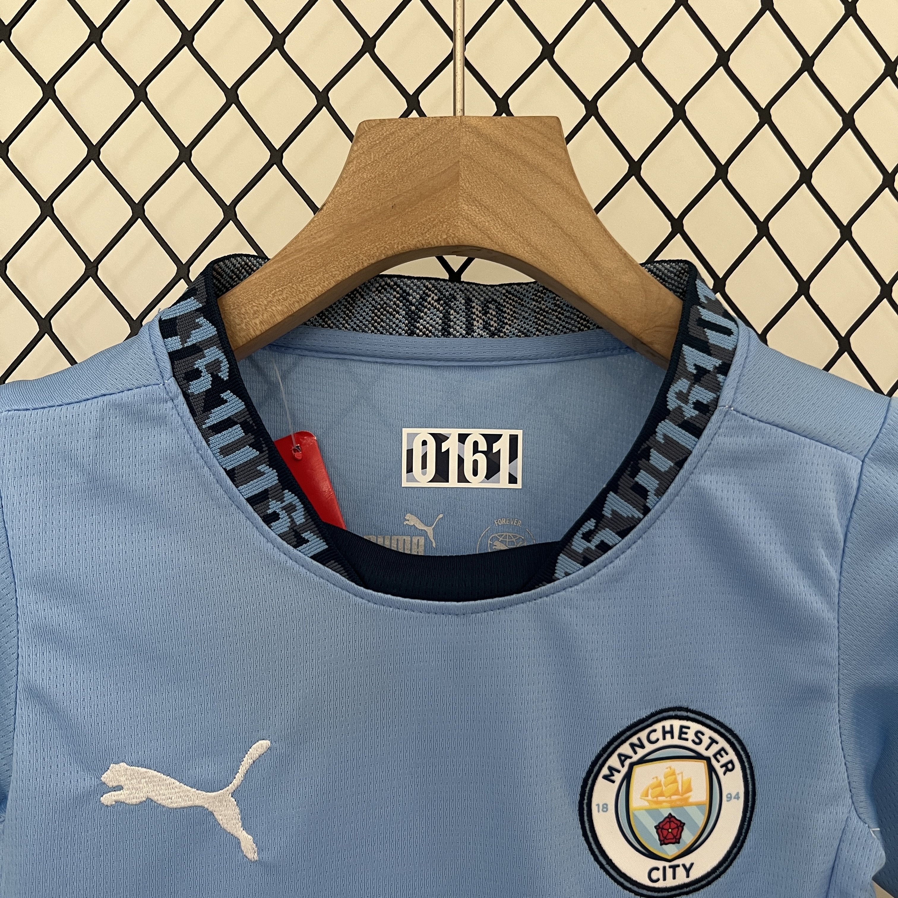 Manchester City 24-25 Home Stadium Kids Kit - UnitedFutballJersey