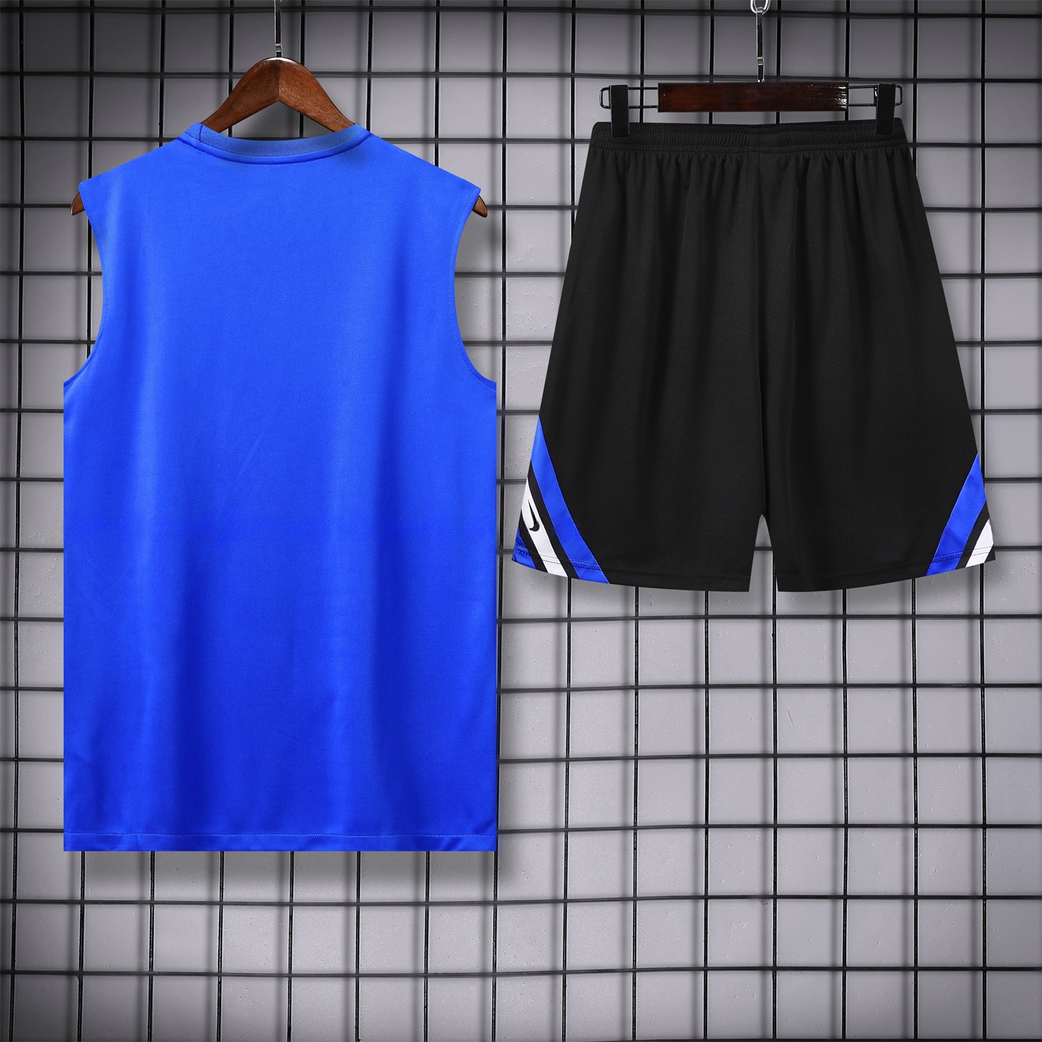 Inter Milan 25-26 Vest Training Set - Blue Vest & Black Shorts - UnitedFutballJersey