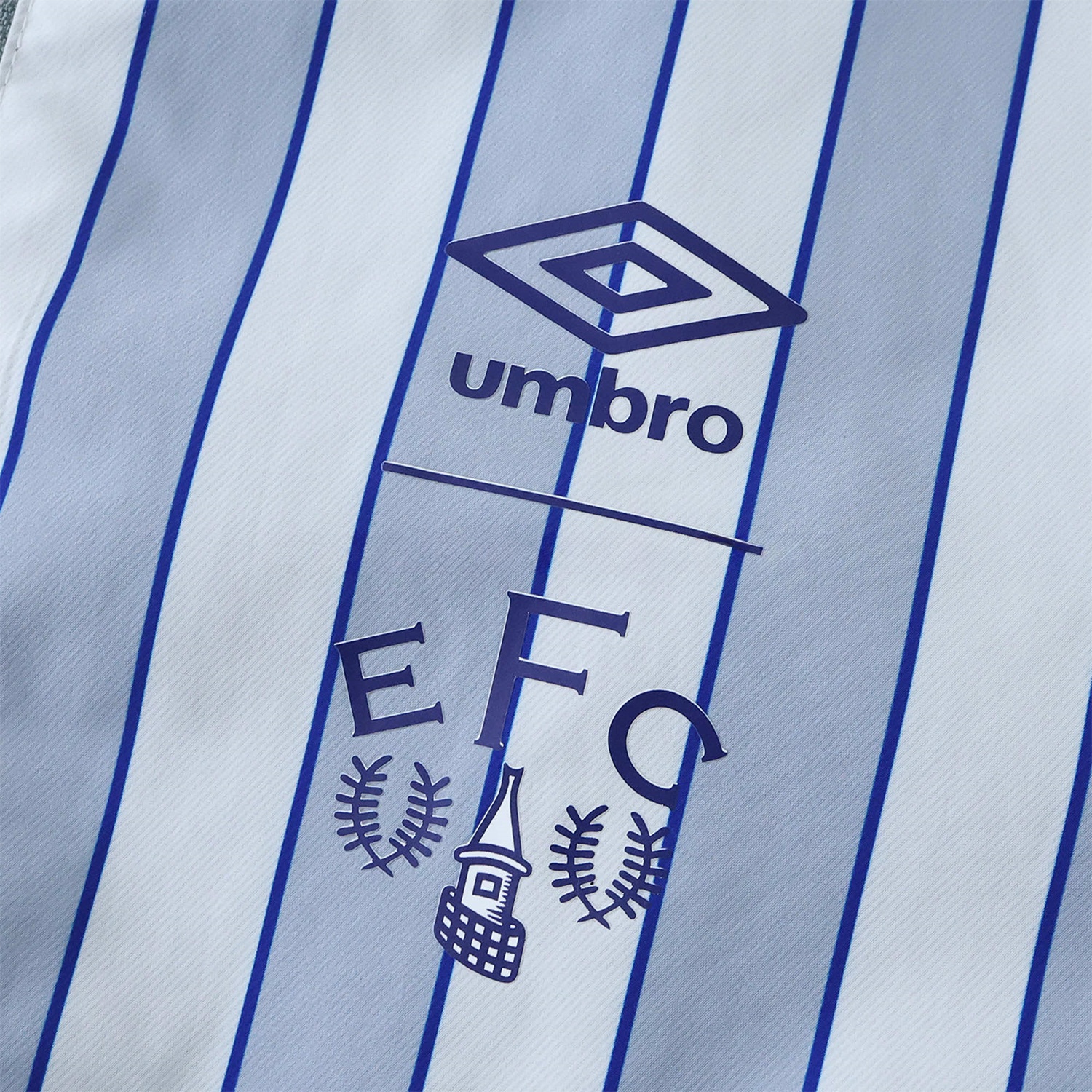 Everton 1988-89 Retro Style Double Sided Reversible Windbreaker - White & Grey - UnitedFutballJersey