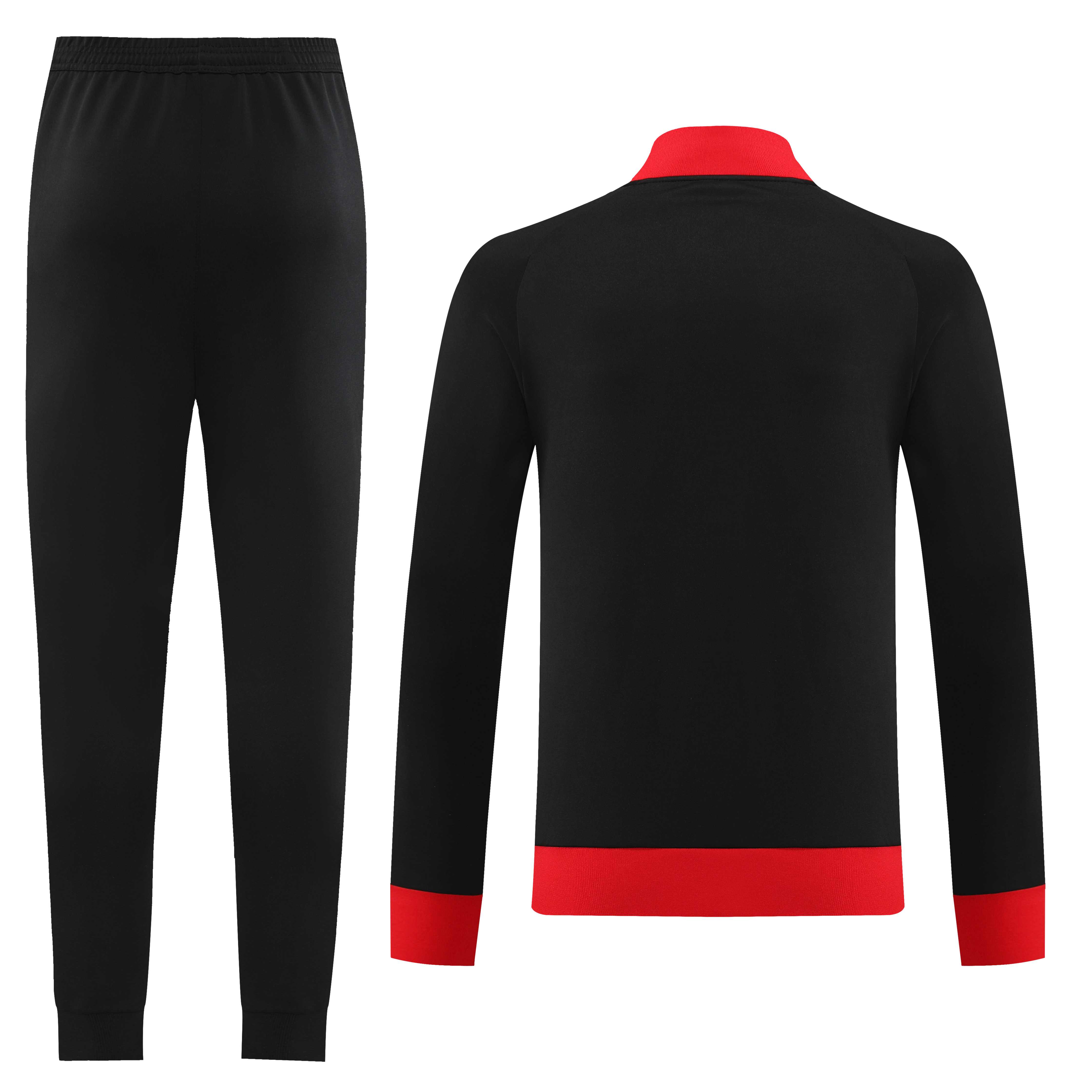23-24 AC Milan Black Jacket Suit - UnitedFutballJersey