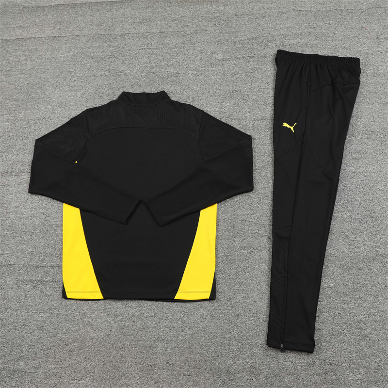 Dortmund 24-25 Long Sleeve Training Set - Black - UnitedFutballJersey