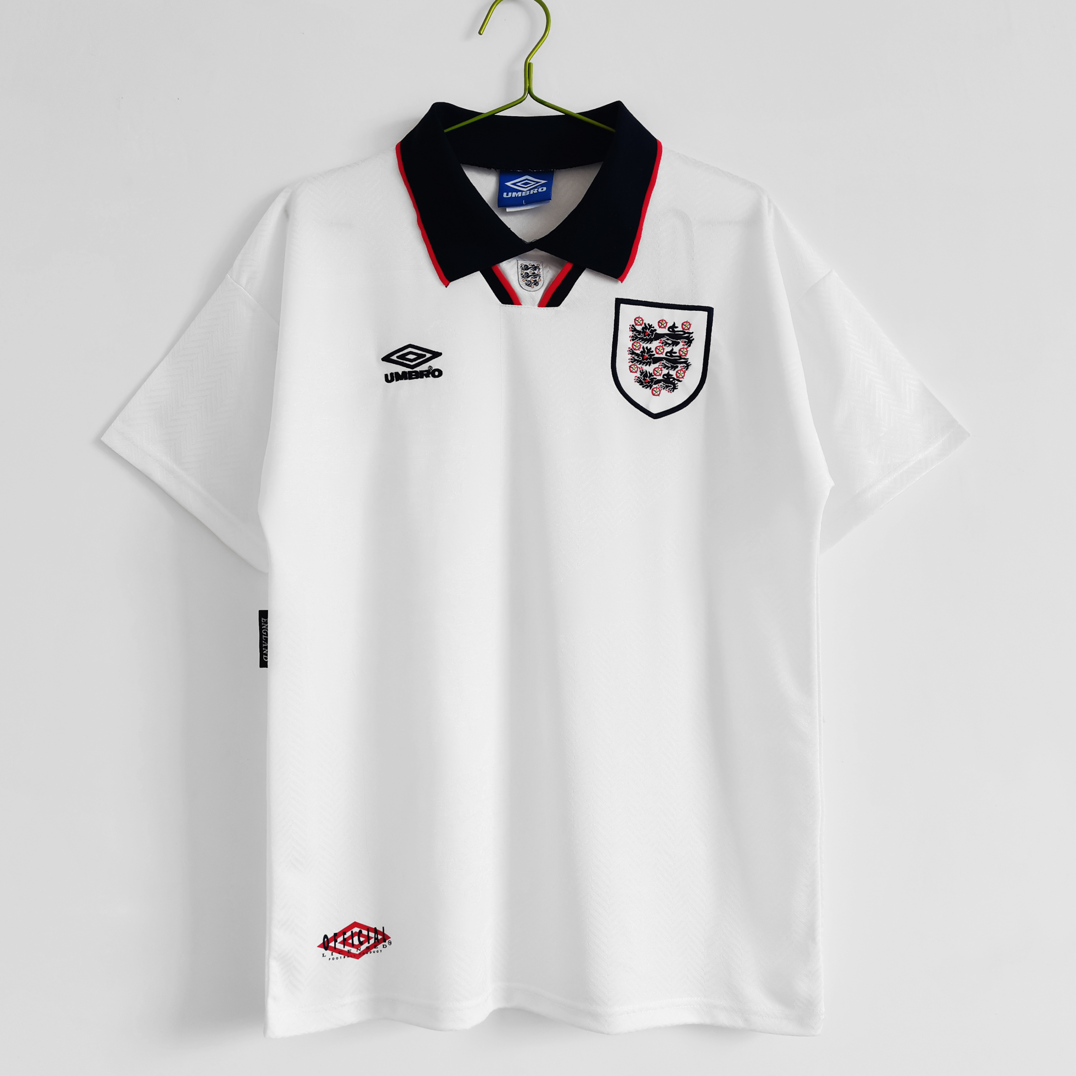 Retro England 1994 Home Stadium Jersey - UnitedFutballJersey