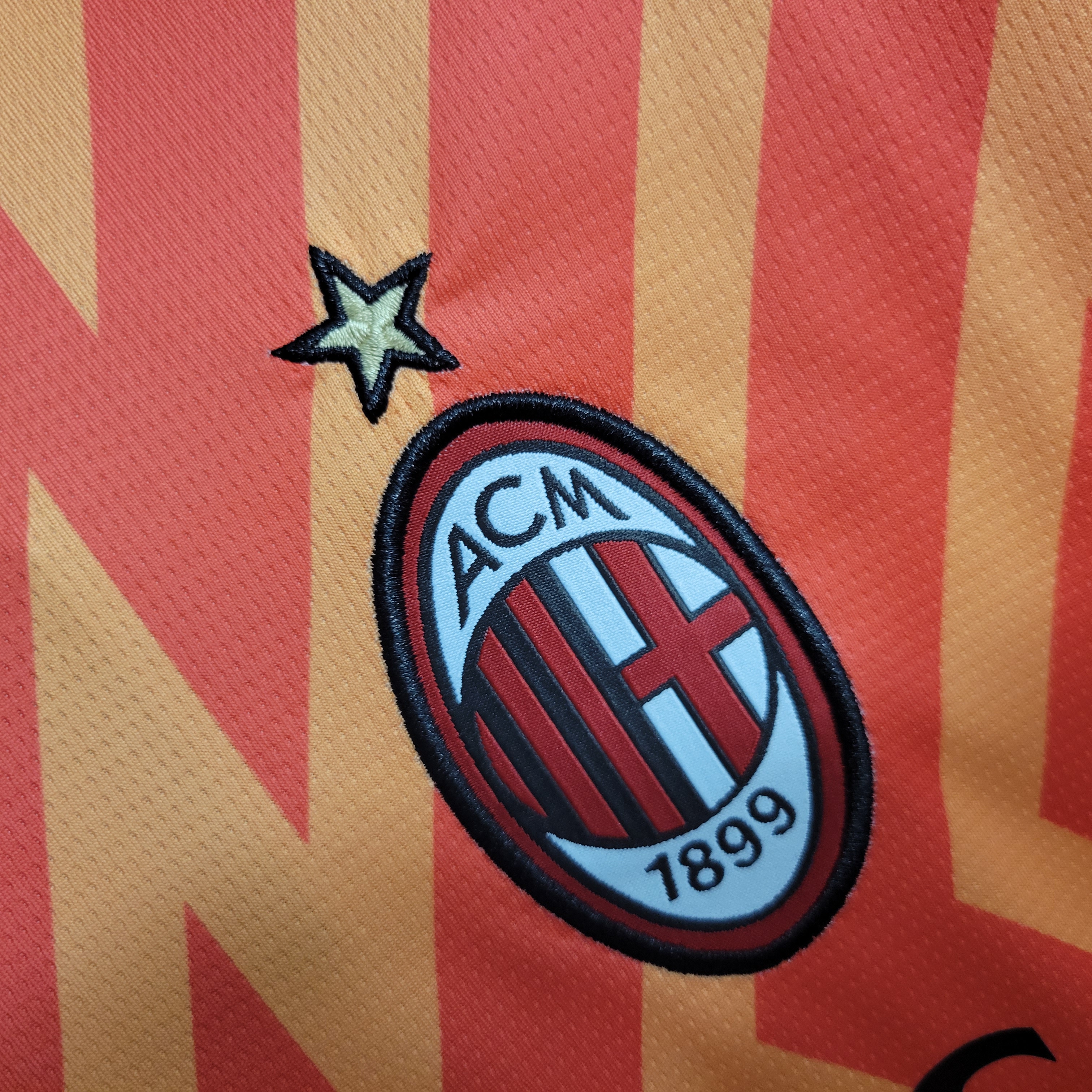 AC Milan 23-24 Orange Goalkeeper Jersey - Fans Version - UnitedFutballJersey