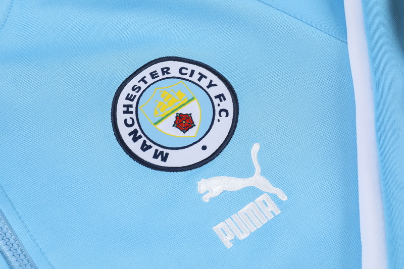 Manchester City 23-24 Jacket Training Tracksuit - Sky Blue - UnitedFutballJersey