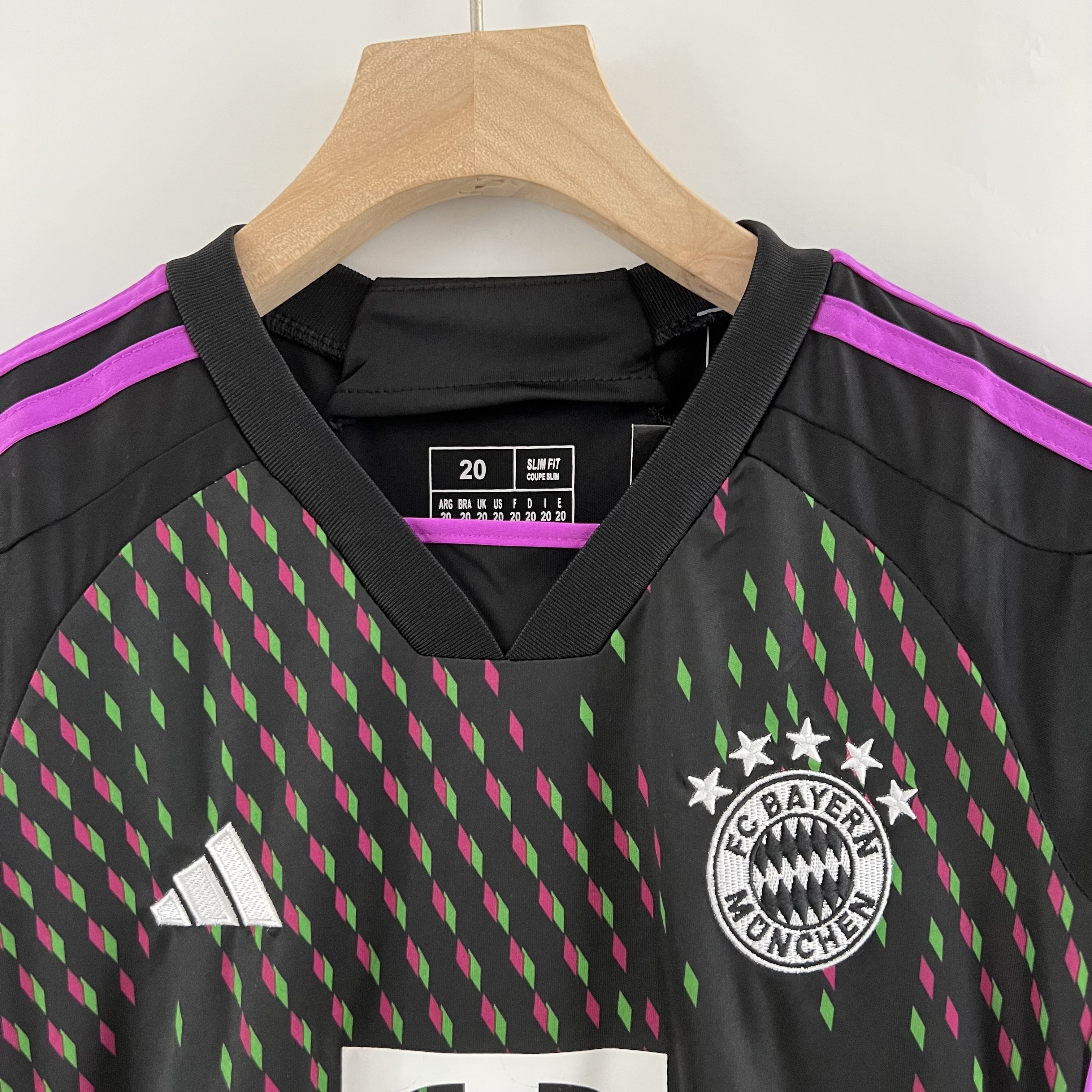 Bayern Munich 23-24 Away Kids kit - UnitedFutballJersey