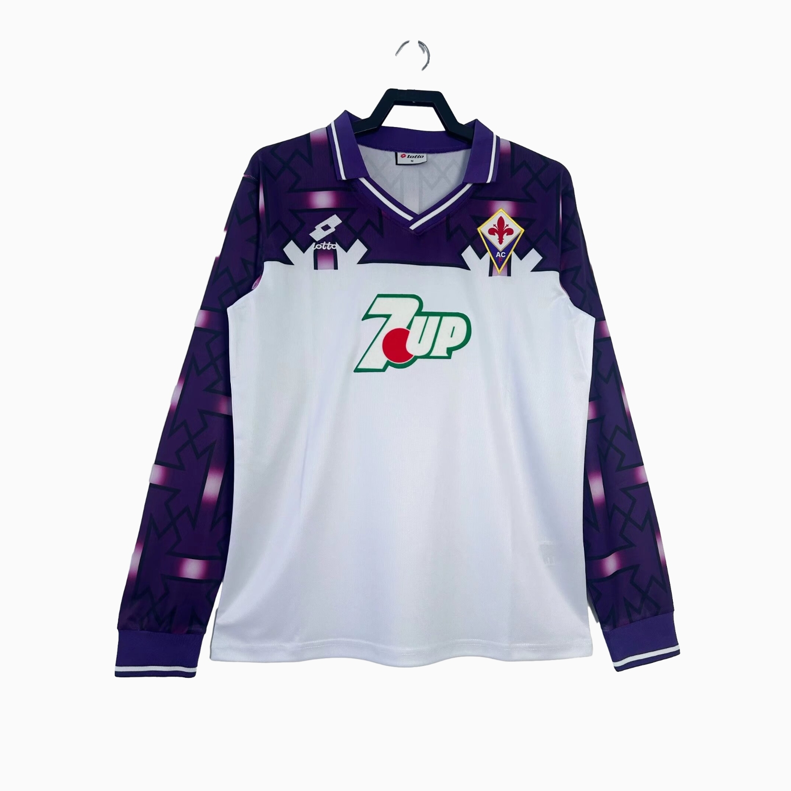 Retro Fiorentina 1992-93 Away Long Sleeve Jersey - UnitedFutballJersey