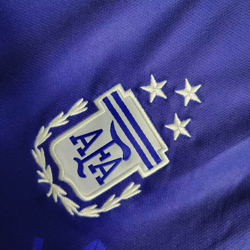 Argentina 3 Stars 22-23 Away Long Sleeve Jersey - Fans Version - UnitedFutballJersey