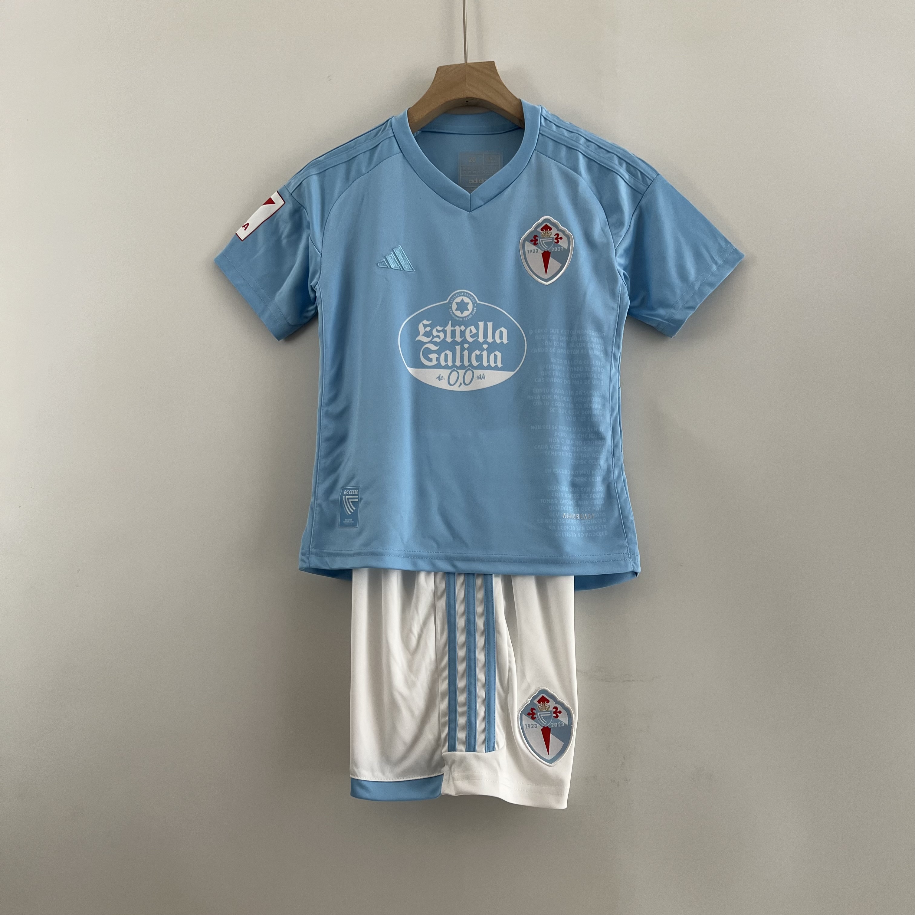 Celta Vigo 23-24 Home Stadium Kids Kit - UnitedFutballJersey