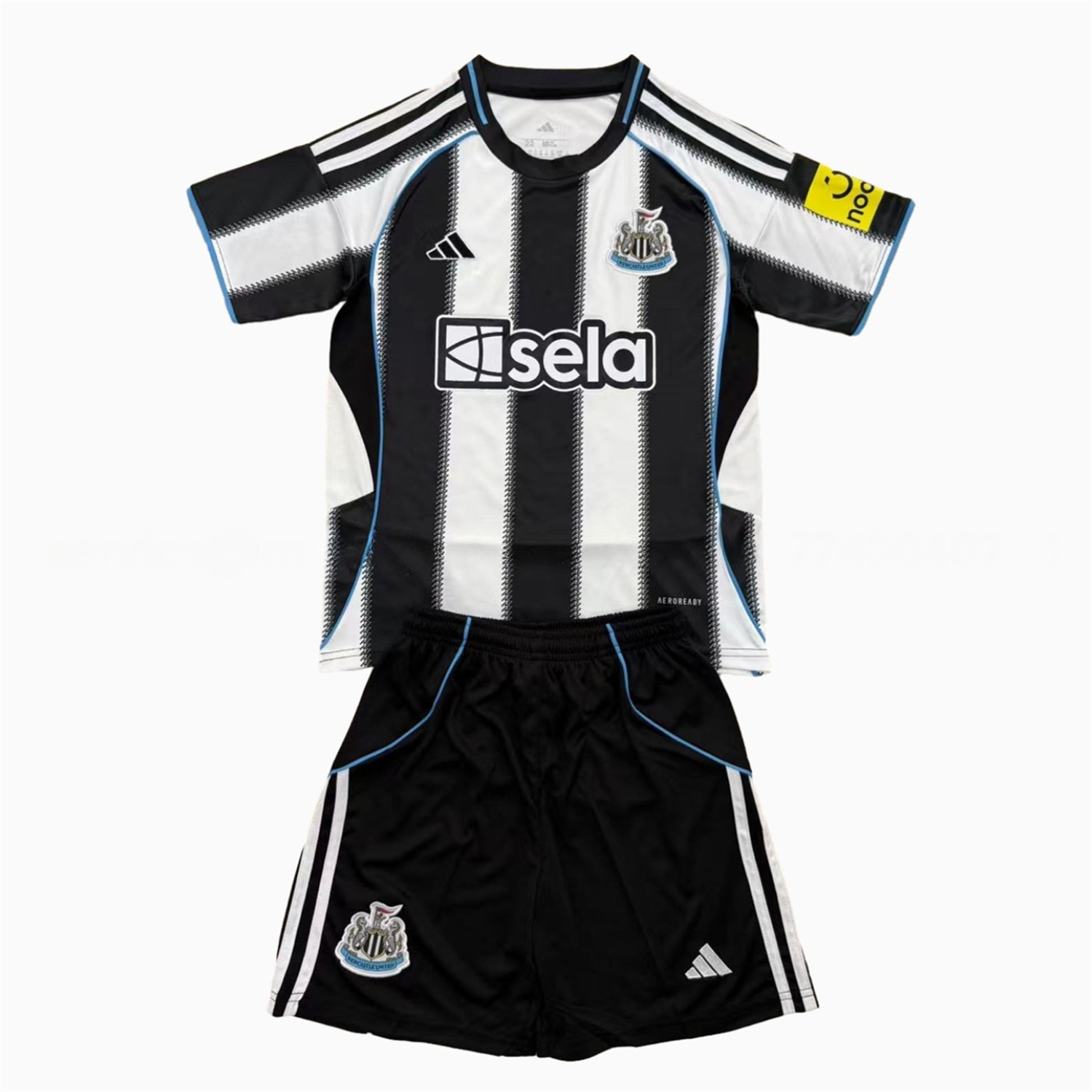 Newcastle United 25-26 Home Men's Adult Jersey Set - Fans Version - UnitedFutballJersey