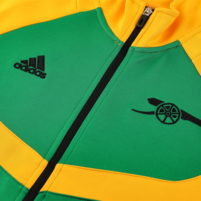 Arsenal 24-25 Jacket Training Tracksuit - Green Top and Black Pants - UnitedFutballJersey