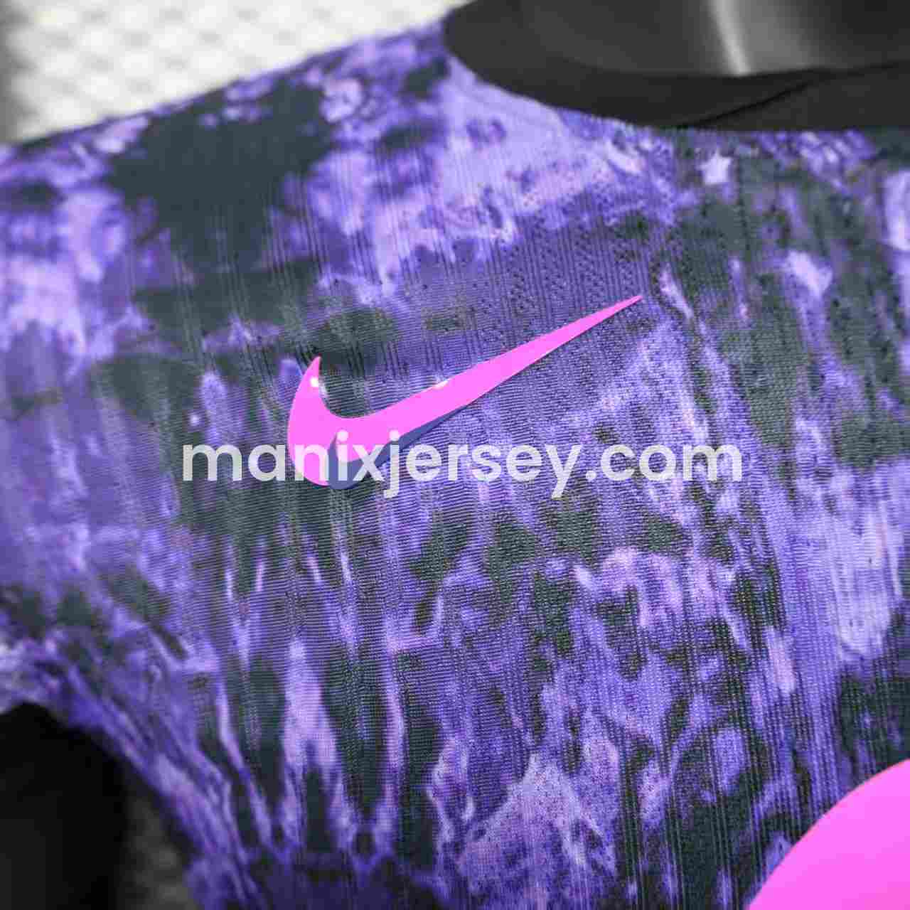 Barcelona 25-26 Purple Rock Pattern Jersey - Player Version - UnitedFutballJersey