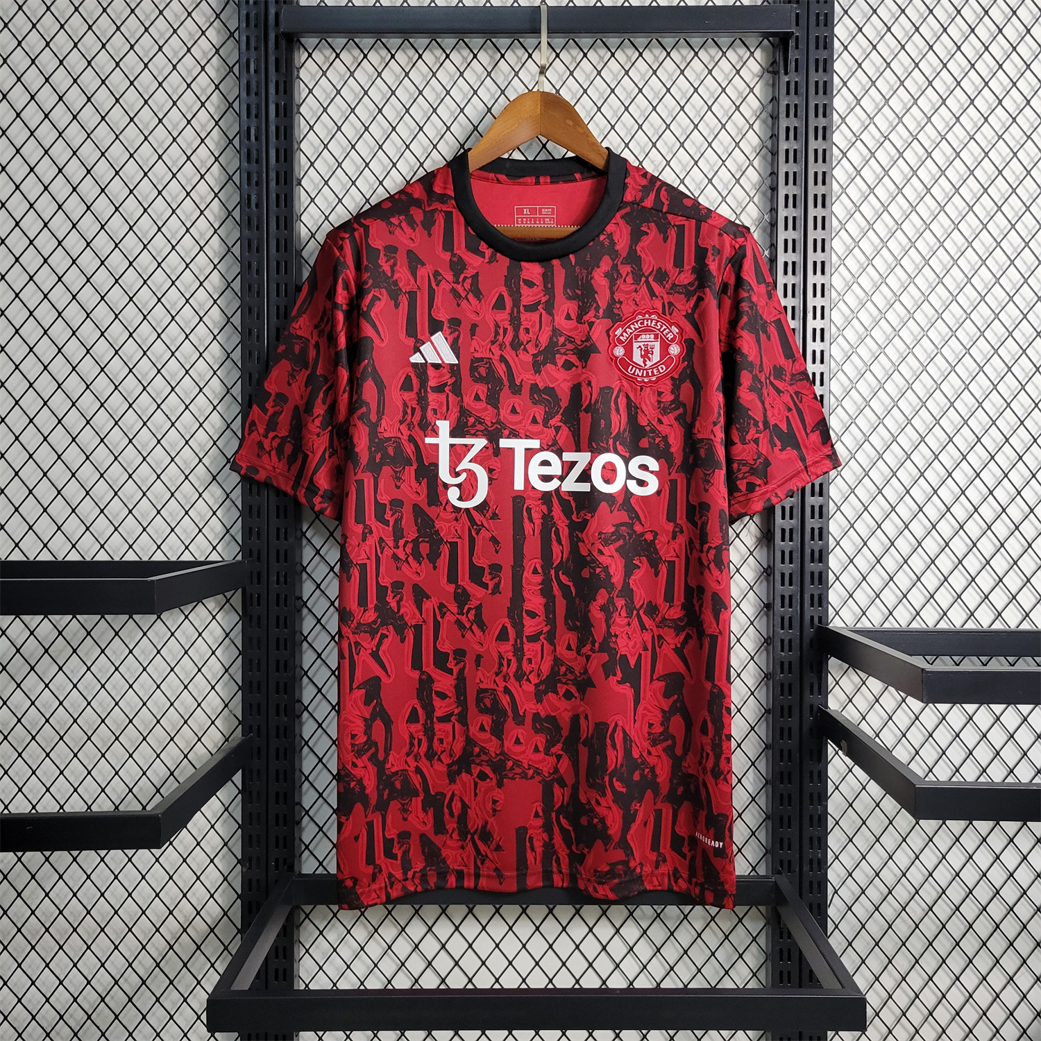 Manchester United 23-24 Red Black Training Jersey - Fans Version - UnitedFutballJersey