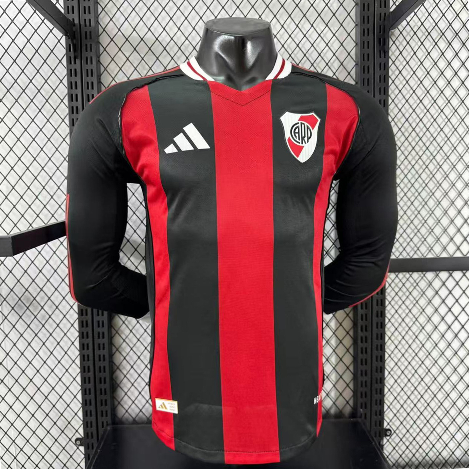 River Plate 25-26 Away Unsponsored Long Sleeves Jersey - Player Version - UnitedFutballJersey