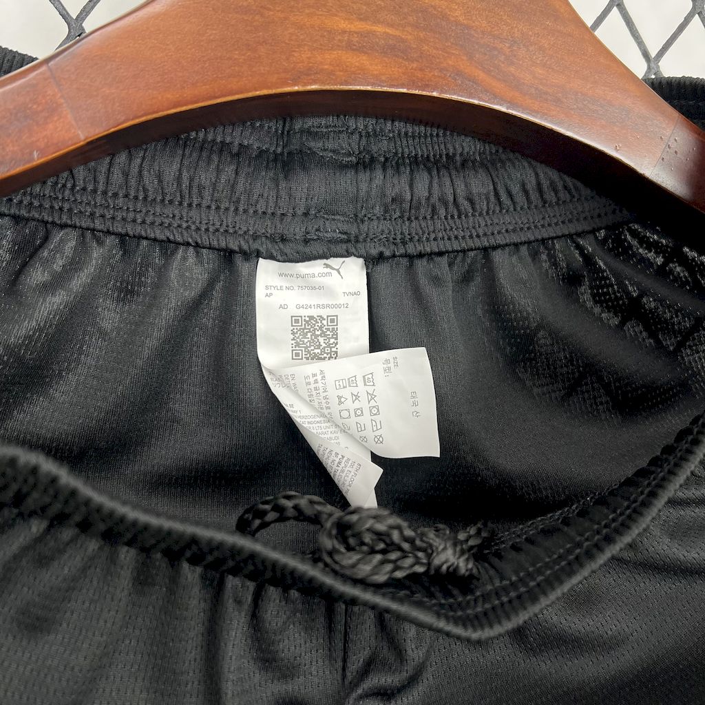 AC Milan 24-25 125th Anniversary Black GK Shorts - Fans Version - UnitedFutballJersey
