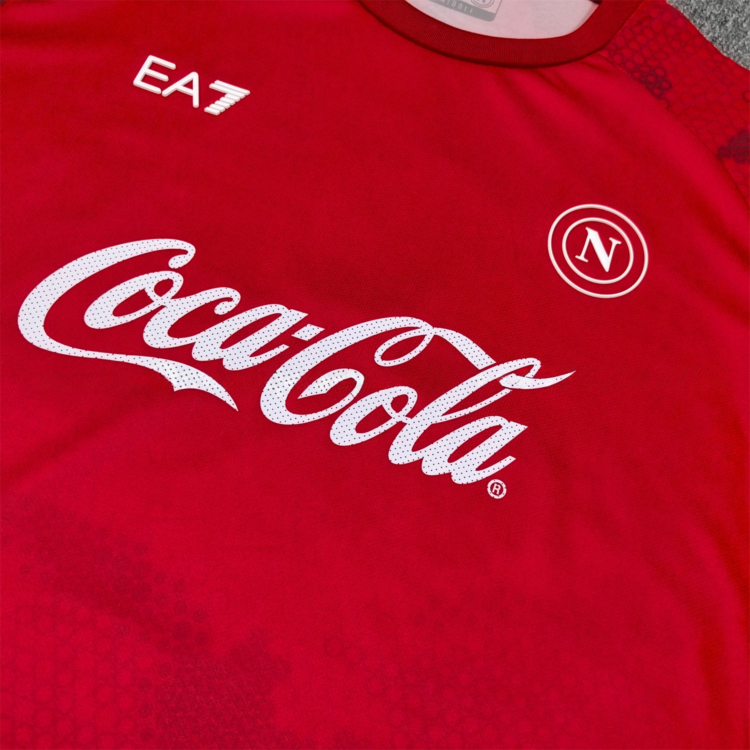 Napoli 24-25 Red Pre-Match Training Jersey - Fans Version - UnitedFutballJersey