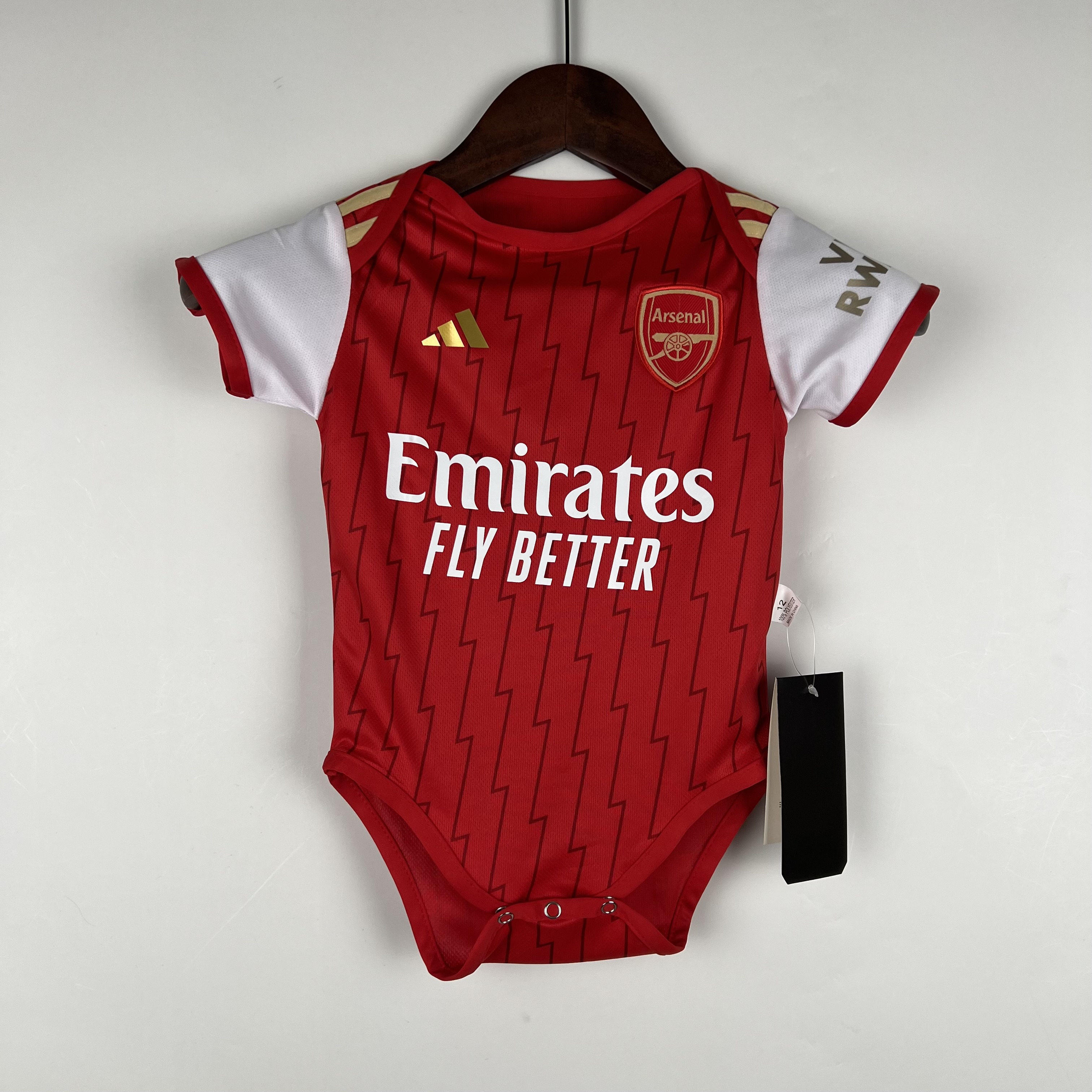 Arsenal 23-24 Home Stadium Baby Crawling Suit - UnitedFutballJersey