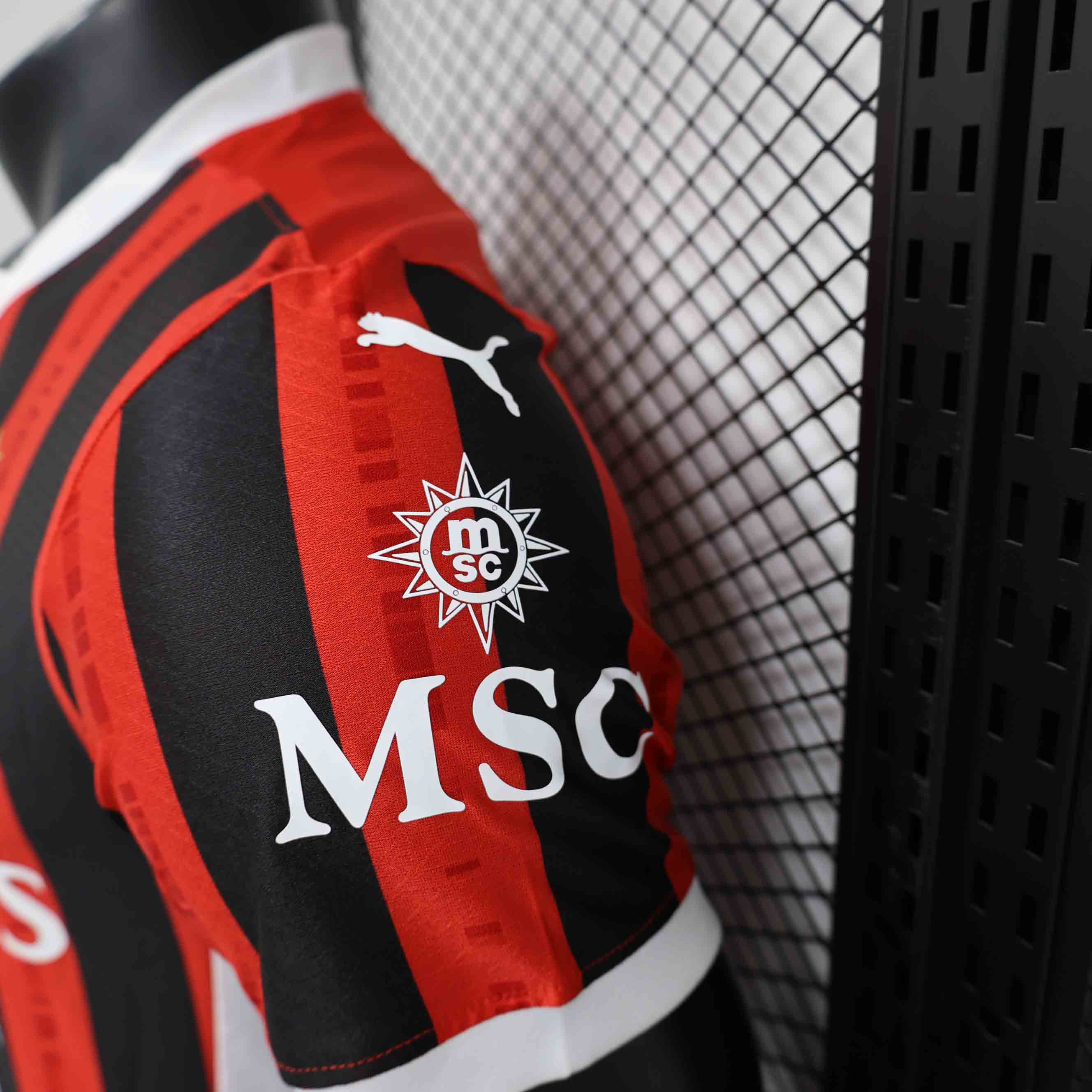 AC Milan 24-25 Home Stadium Jersey - Player Version - UnitedFutballJersey