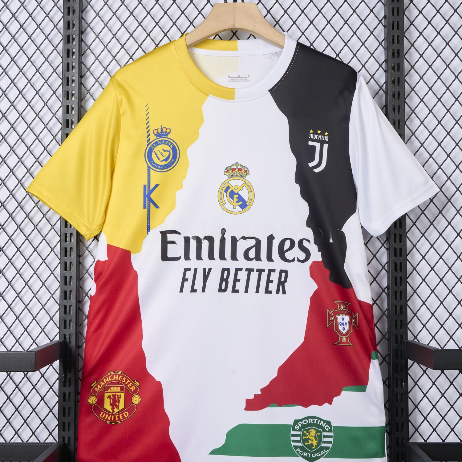 Cristiano Ronaldo Career Commemorative Jersey Real Madrid Manchester United Juventus Portugal Al Nassr Sporting CP - Fans Version - UnitedFutballJersey