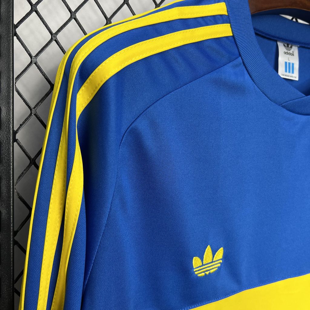 Retro Boca Juniors 1981-82 Home Long Sleeve Jersey - UnitedFutballJersey
