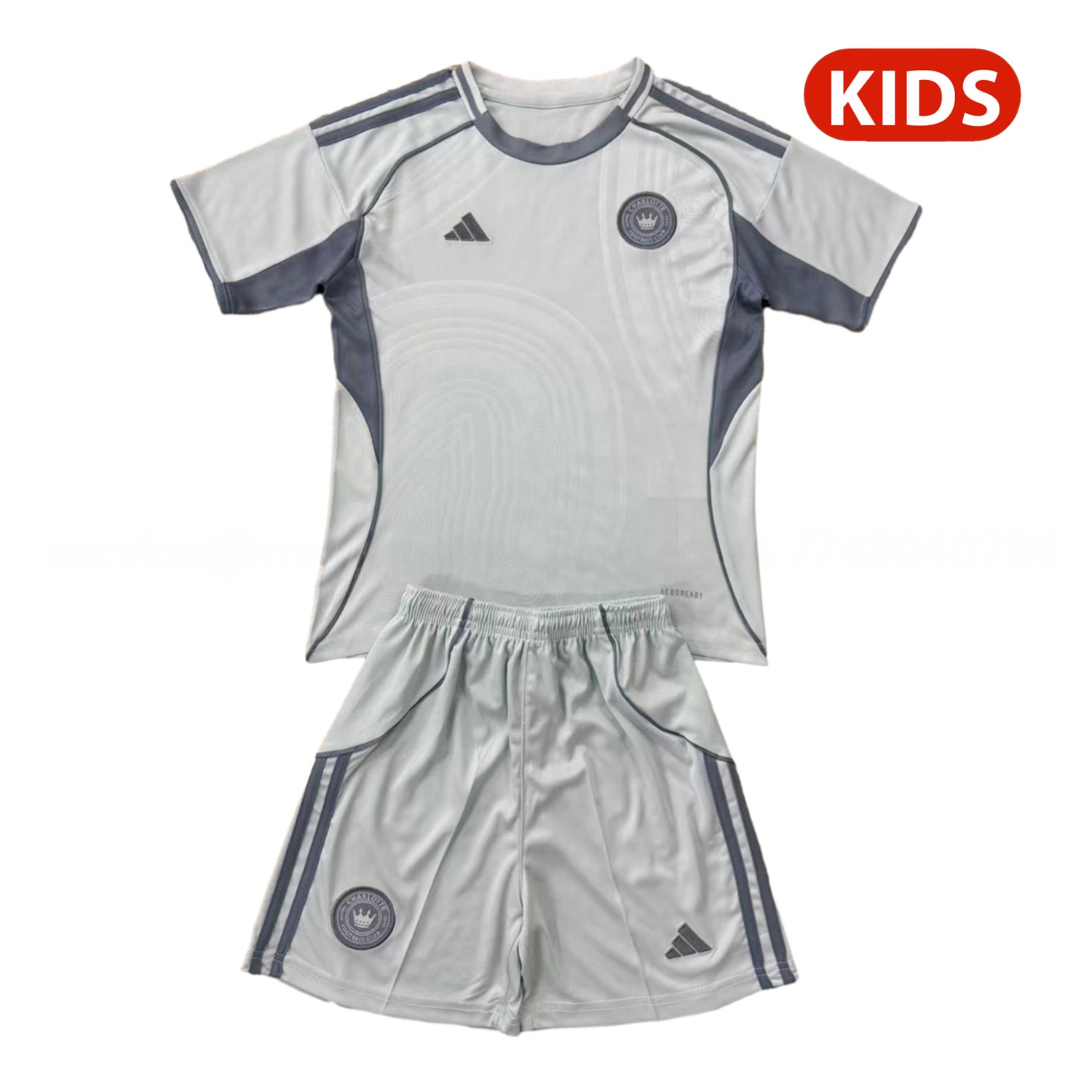 Charlotte 25-26 Pre-Match Training Kids Kit - UnitedFutballJersey