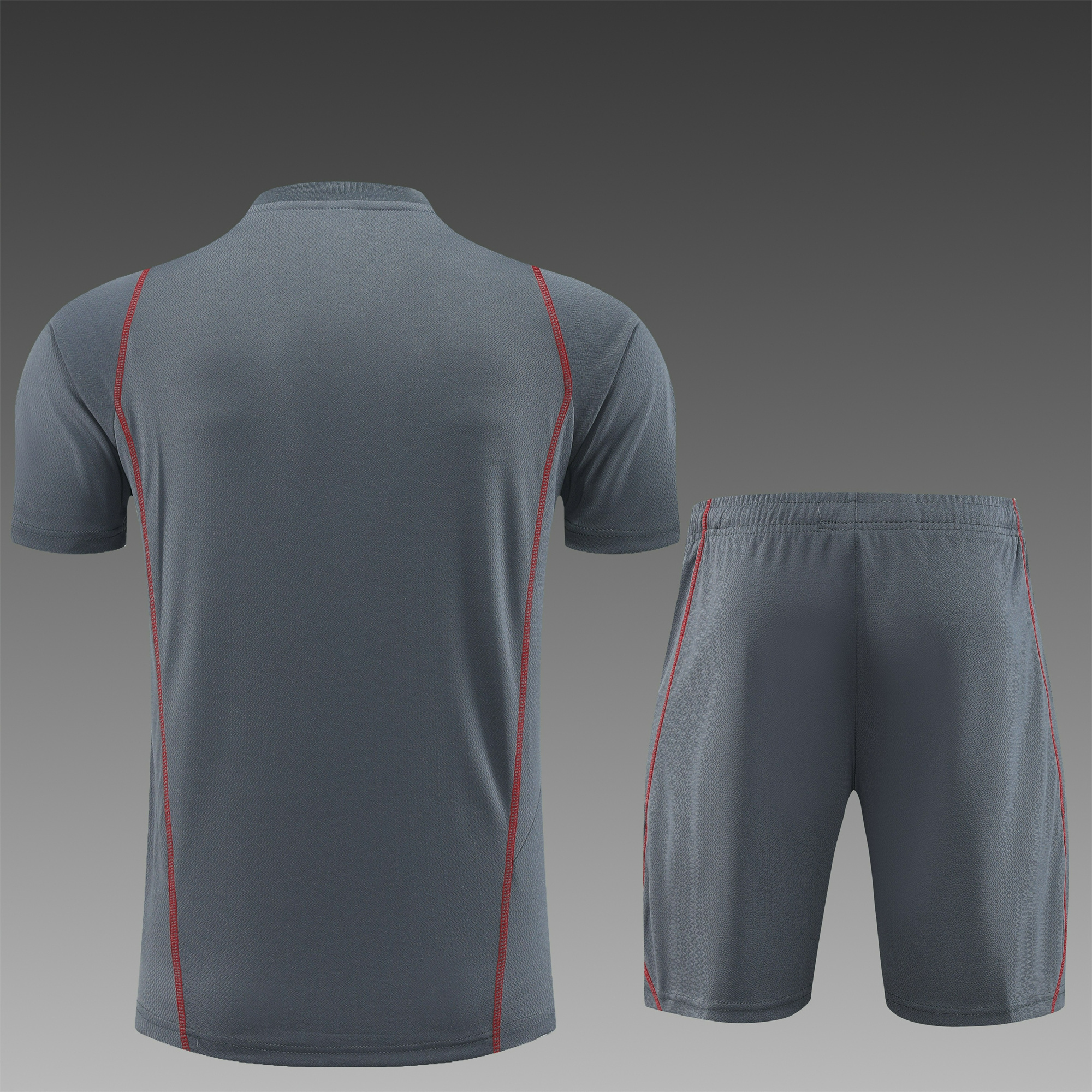 Arsenal 23-24 Short-Sleeve Training Set - Grey - UnitedFutballJersey