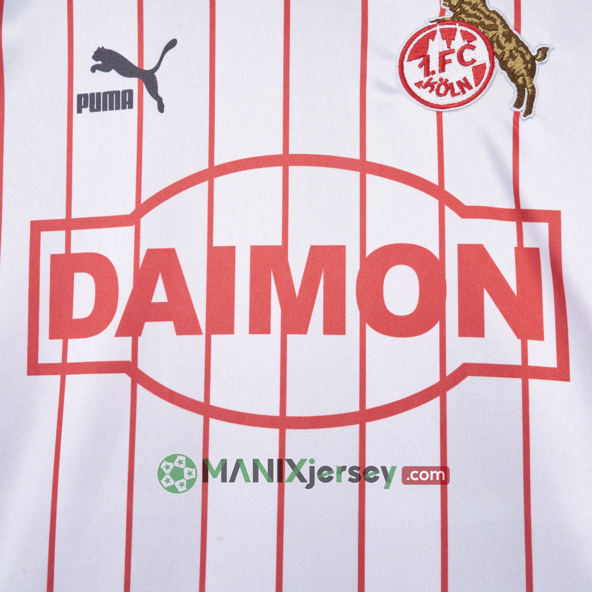 Retro 1. FC Köln 1985-86 Home Jersey - UnitedFutballJersey