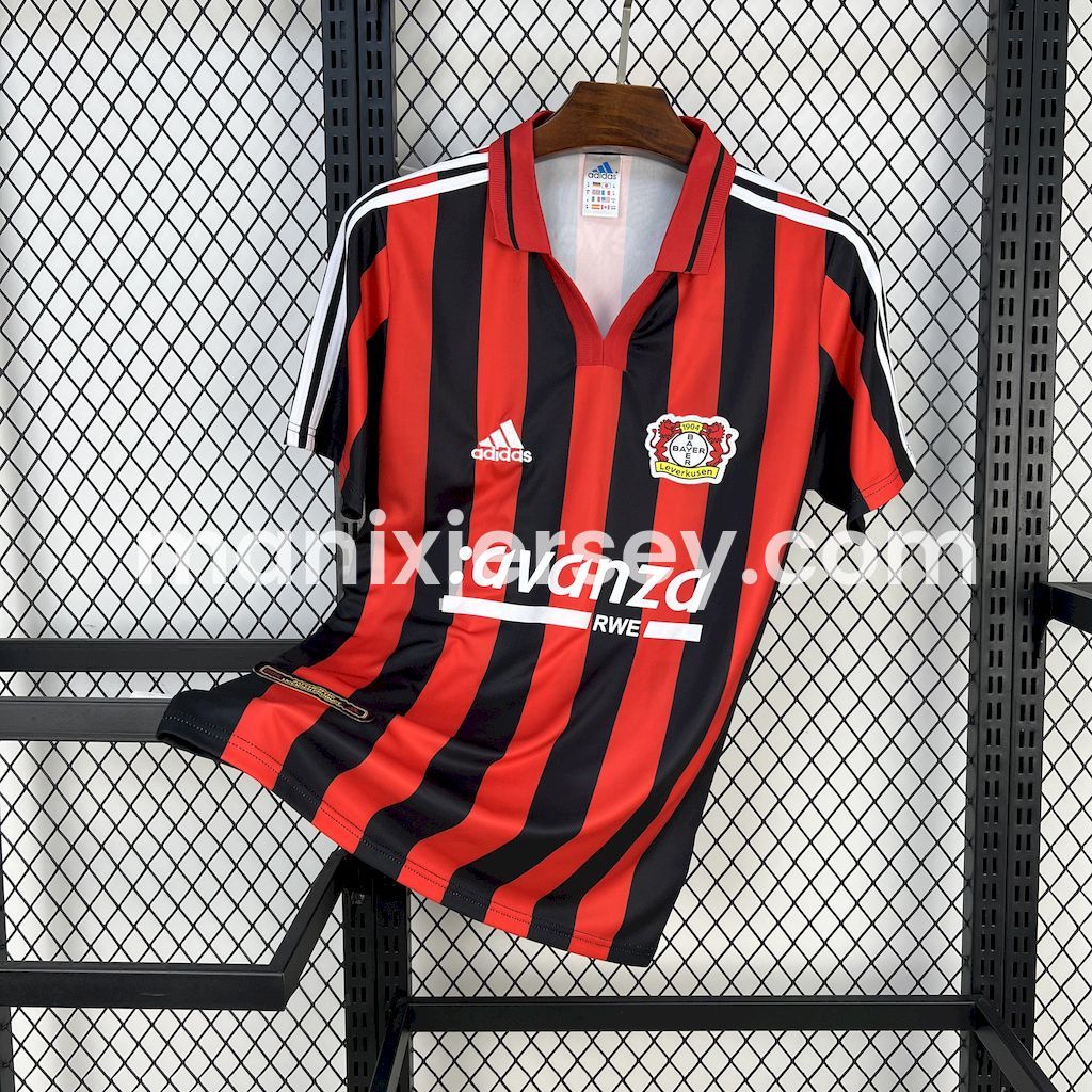 Retro Bayer 04 Leverkusen 2000-01 Home Jersey - UnitedFutballJersey