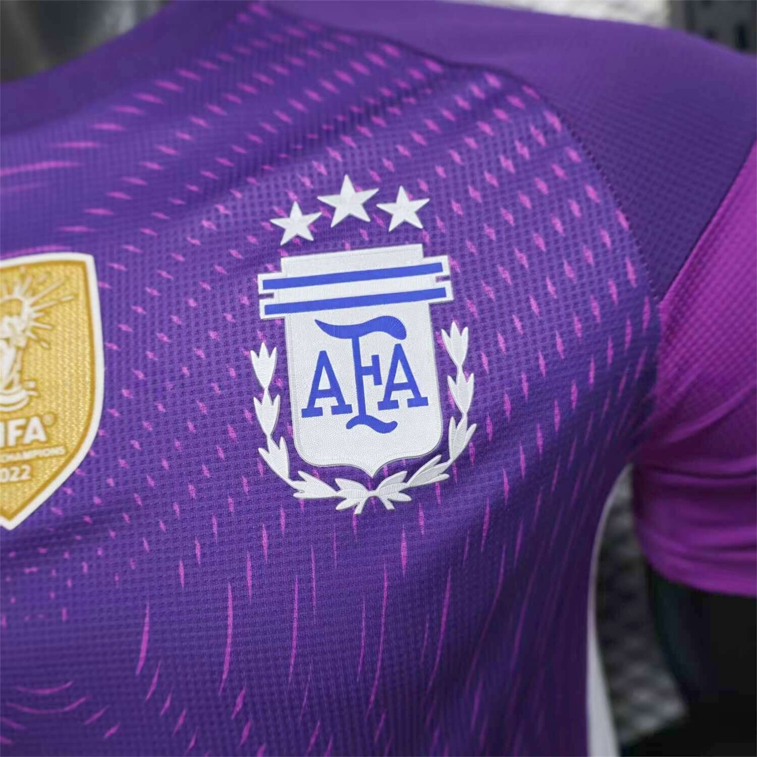 Argentina 25-26 Purple Goalkeeper Jersey - Player Version - UnitedFutballJersey