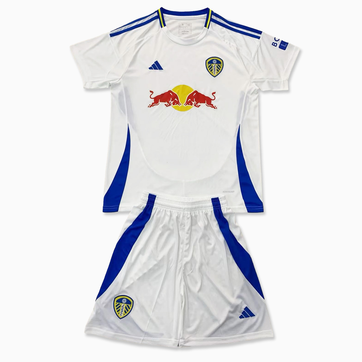 Leeds United 24-25 Home Men's Adult Jersey Set - Fans Version - UnitedFutballJersey