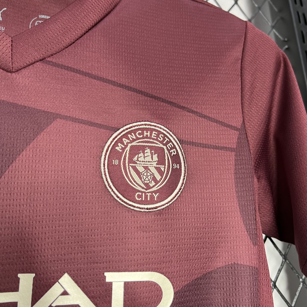 Manchester City 24-25 Third Kids Kit - UnitedFutballJersey