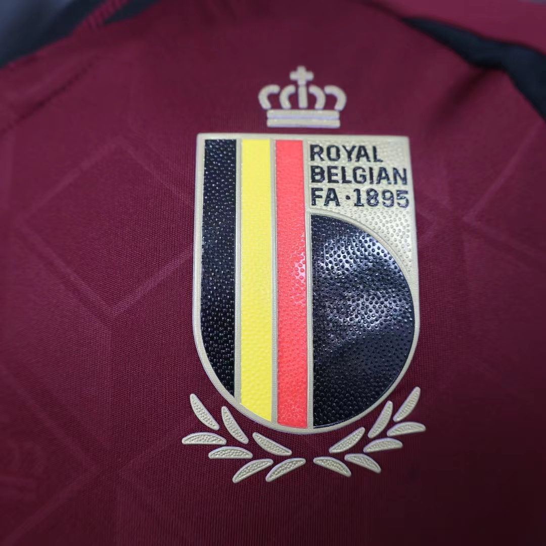 Belgium 2024 Home Stadium Jersey - Player Version - UnitedFutballJersey