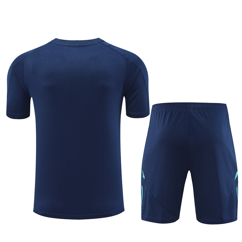 Arsenal 24-25 Short-Sleeve Training Set - Deep Blue - UnitedFutballJersey