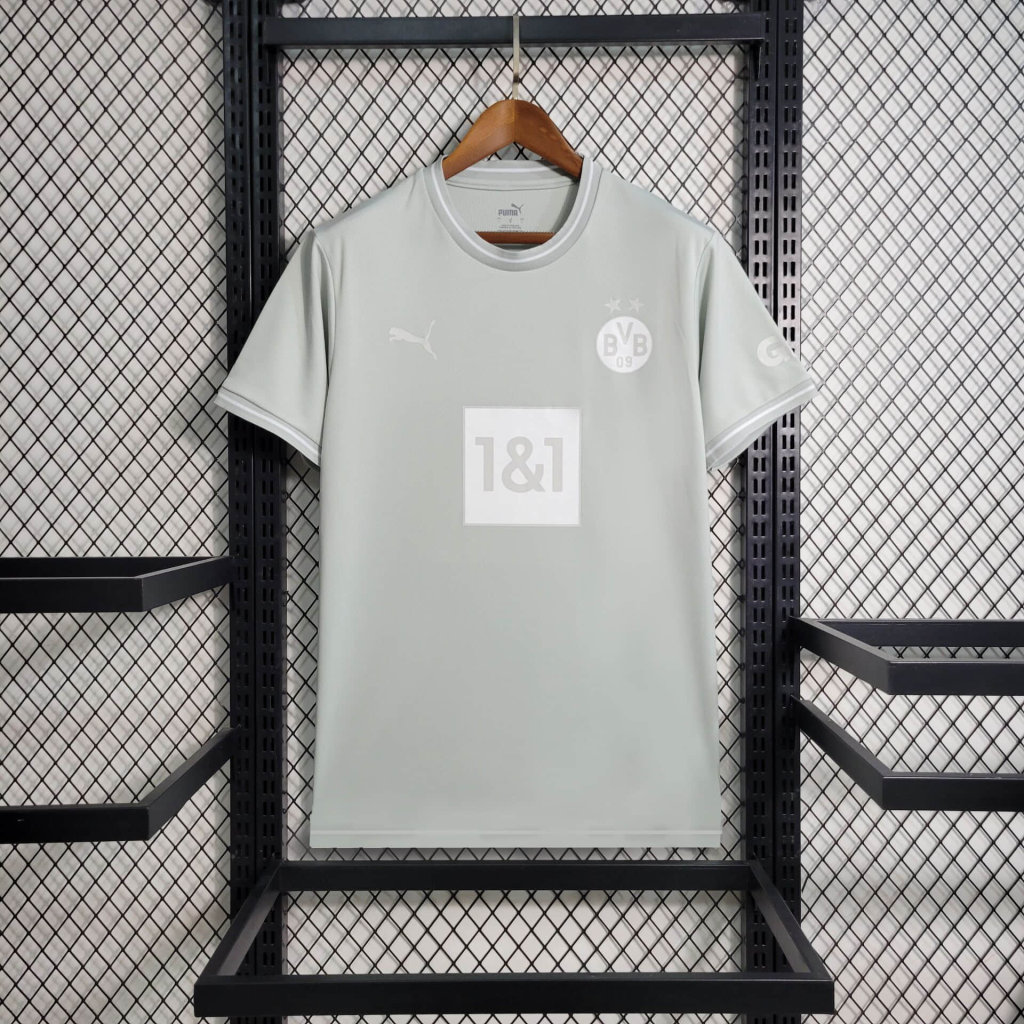 Dortmund 23-24 Grey Training Jersey - Fans Version - UnitedFutballJersey