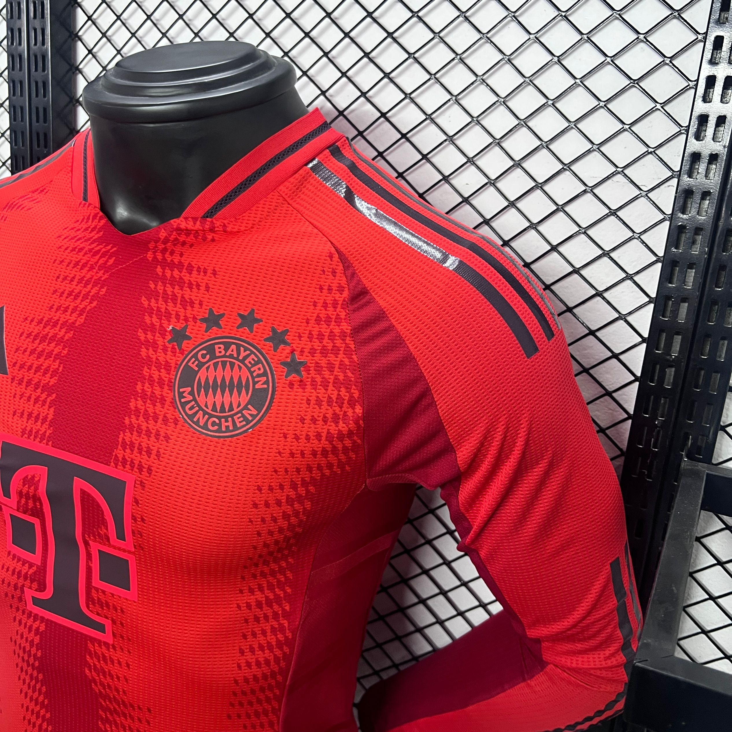Bayern Munich 24-25 Home Long Sleeve Jersey - Player Version - UnitedFutballJersey