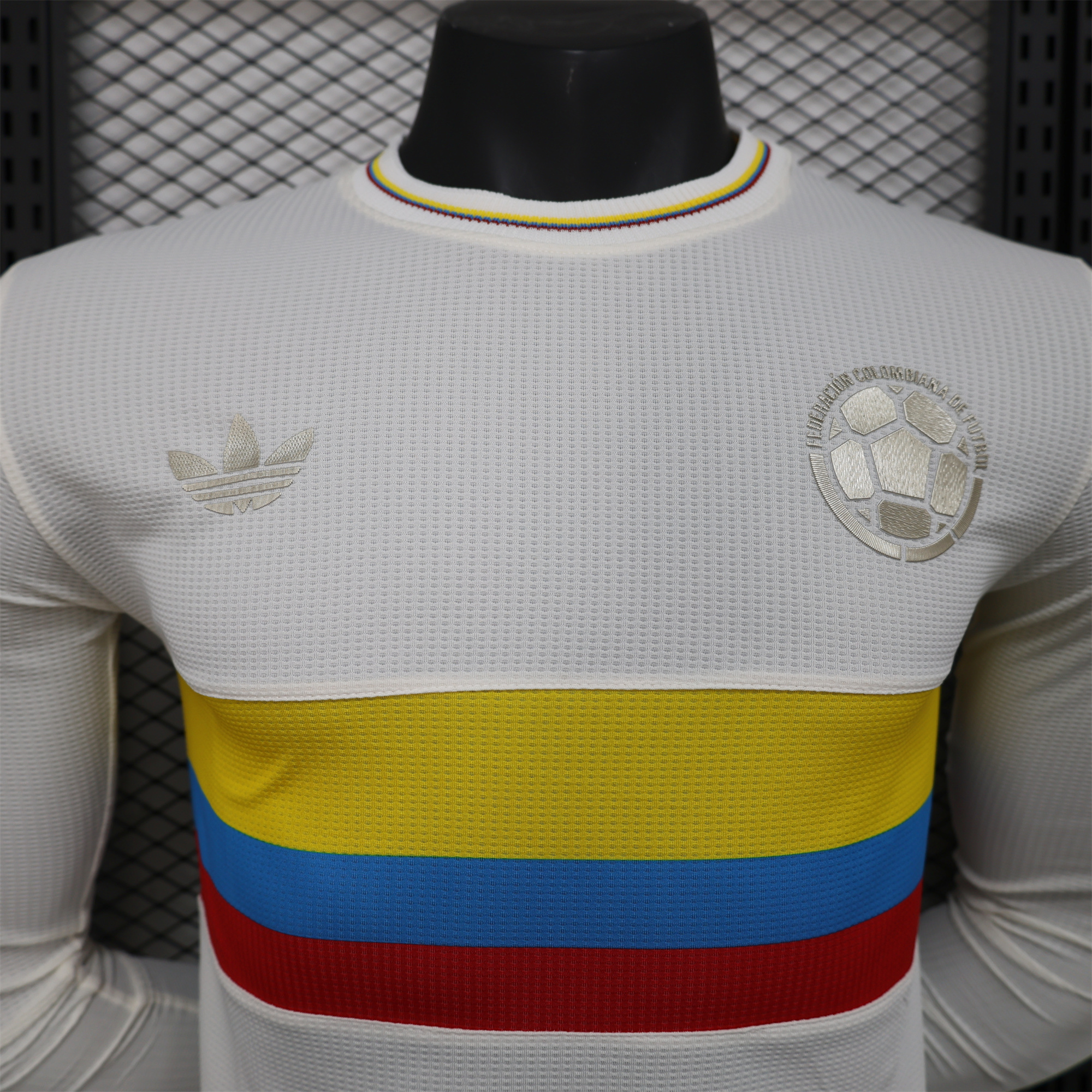 Colombia 2024 100th Anniversary Long Sleeve Jersey - Player Version - UnitedFutballJersey
