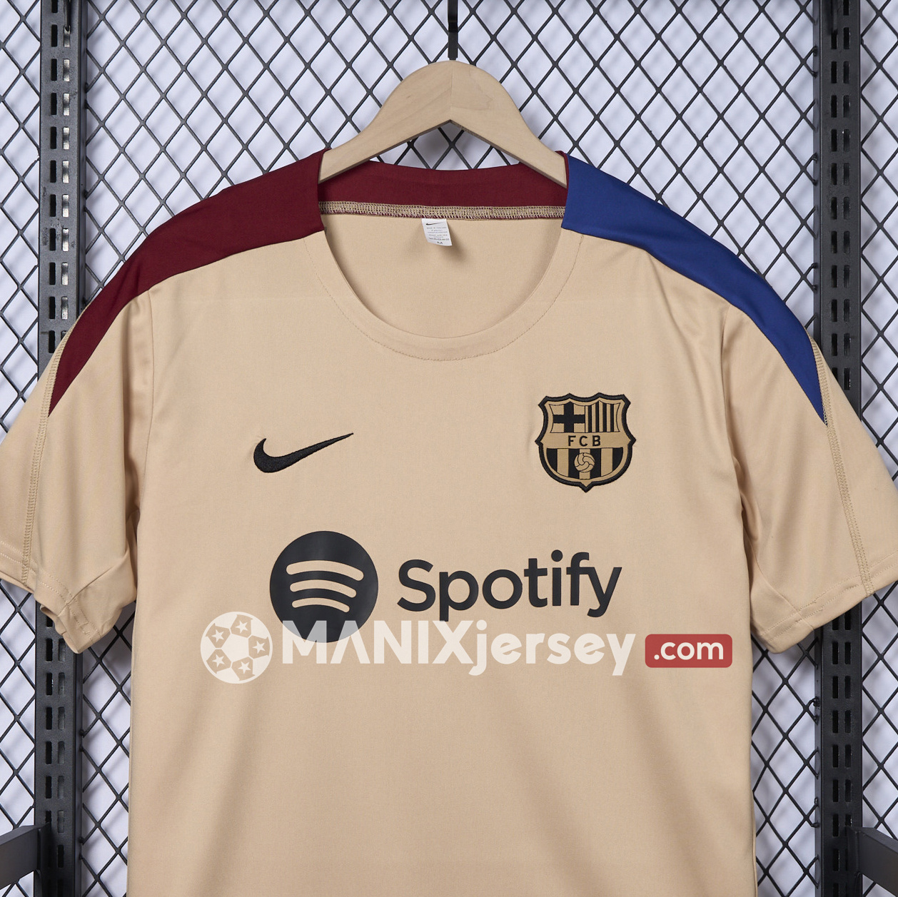 Barcelona 24-25 Frick Same Style Coach Training Shirt - Gold - UnitedFutballJersey