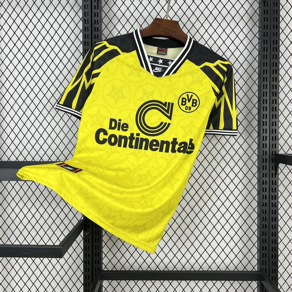 Retro Dortmund 1994-95 Home Jersey - UnitedFutballJersey
