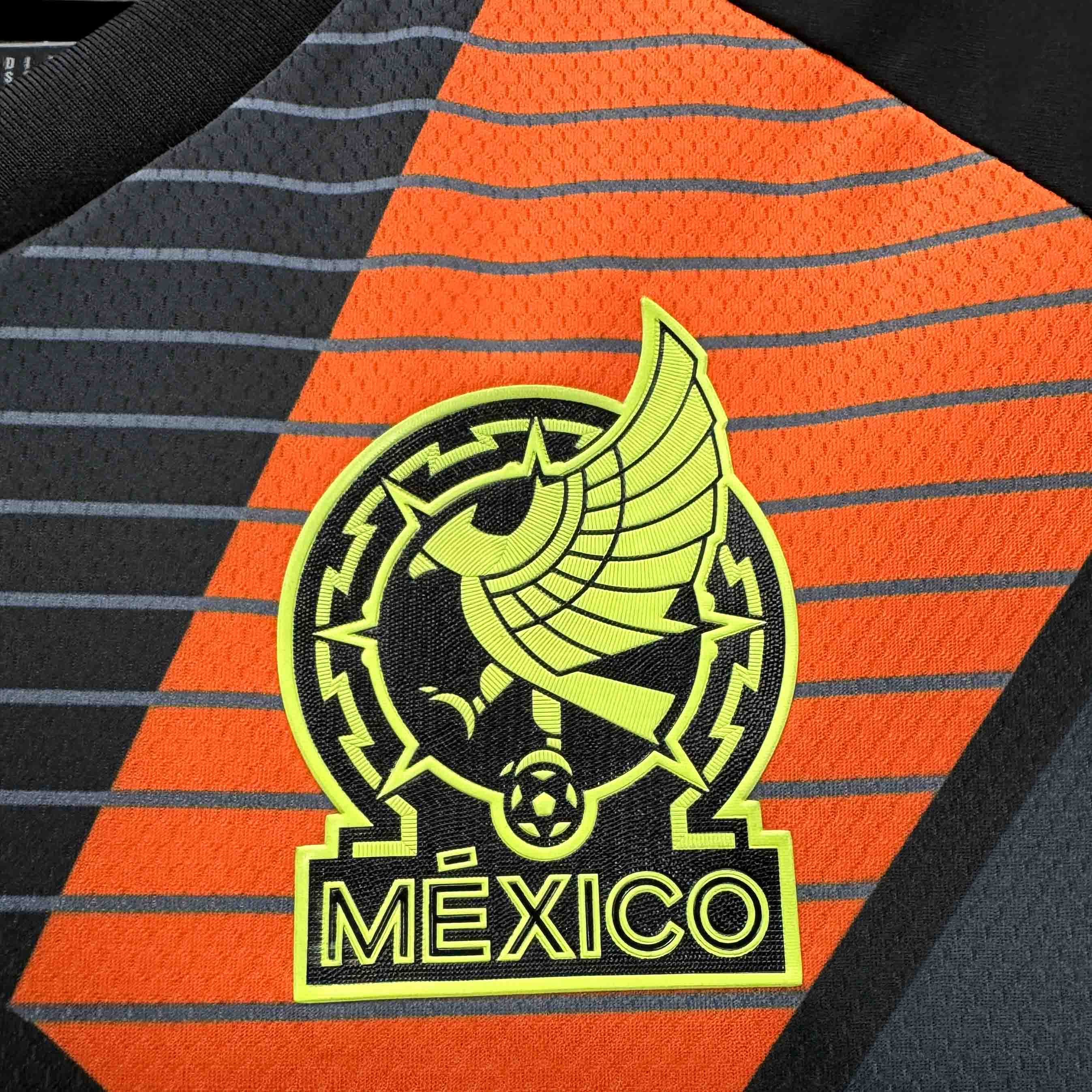 Mexico 2024 Black Goalkeeper Jersey - Fans Version - UnitedFutballJersey