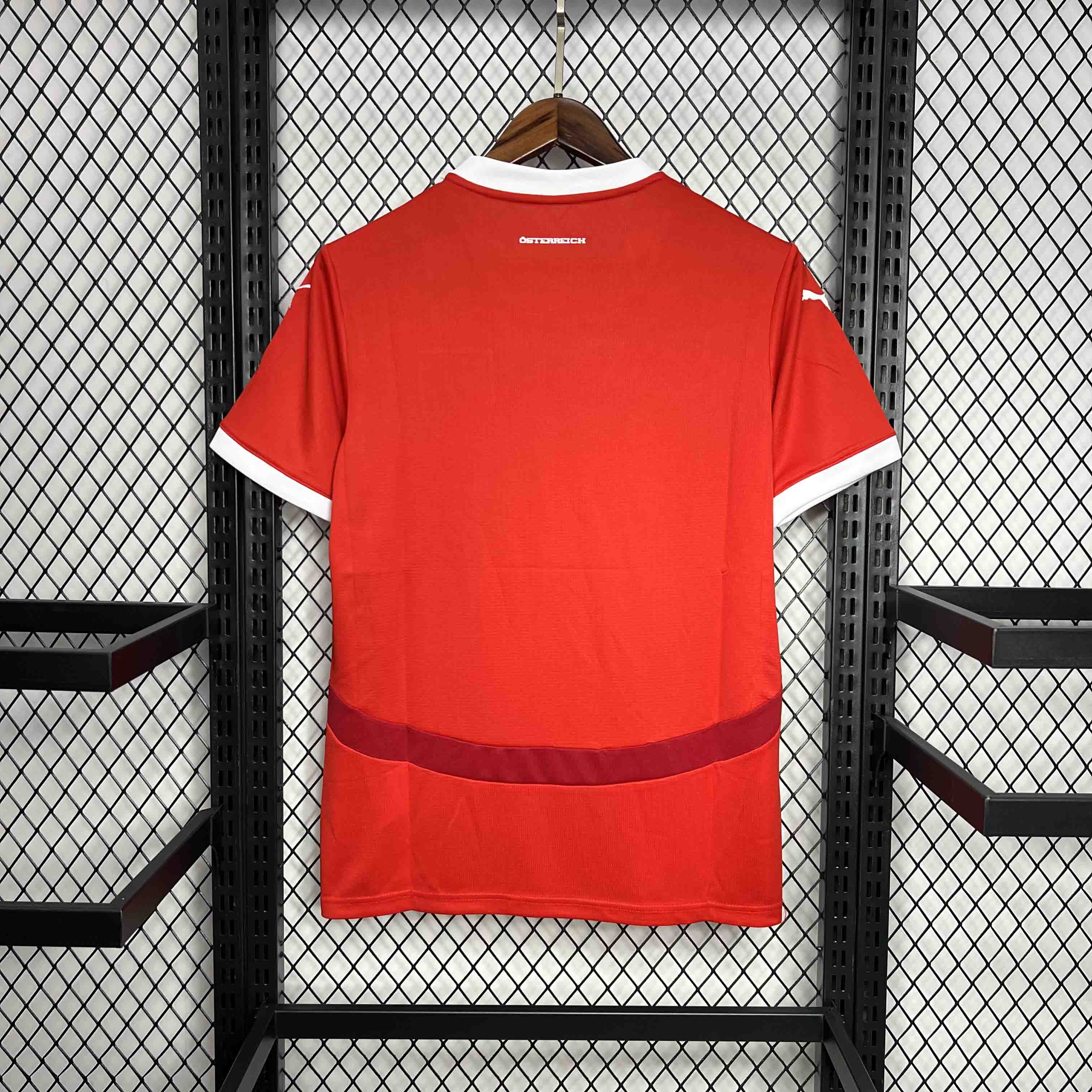 Austria 2024 Home Stadium Jersey - Fans Version - UnitedFutballJersey